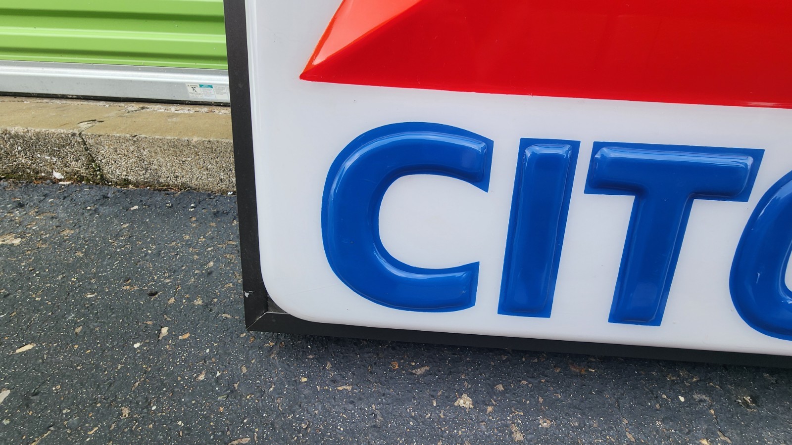 Original / Genuine Citgo Gas Station 37″ Lighted Sign 1997