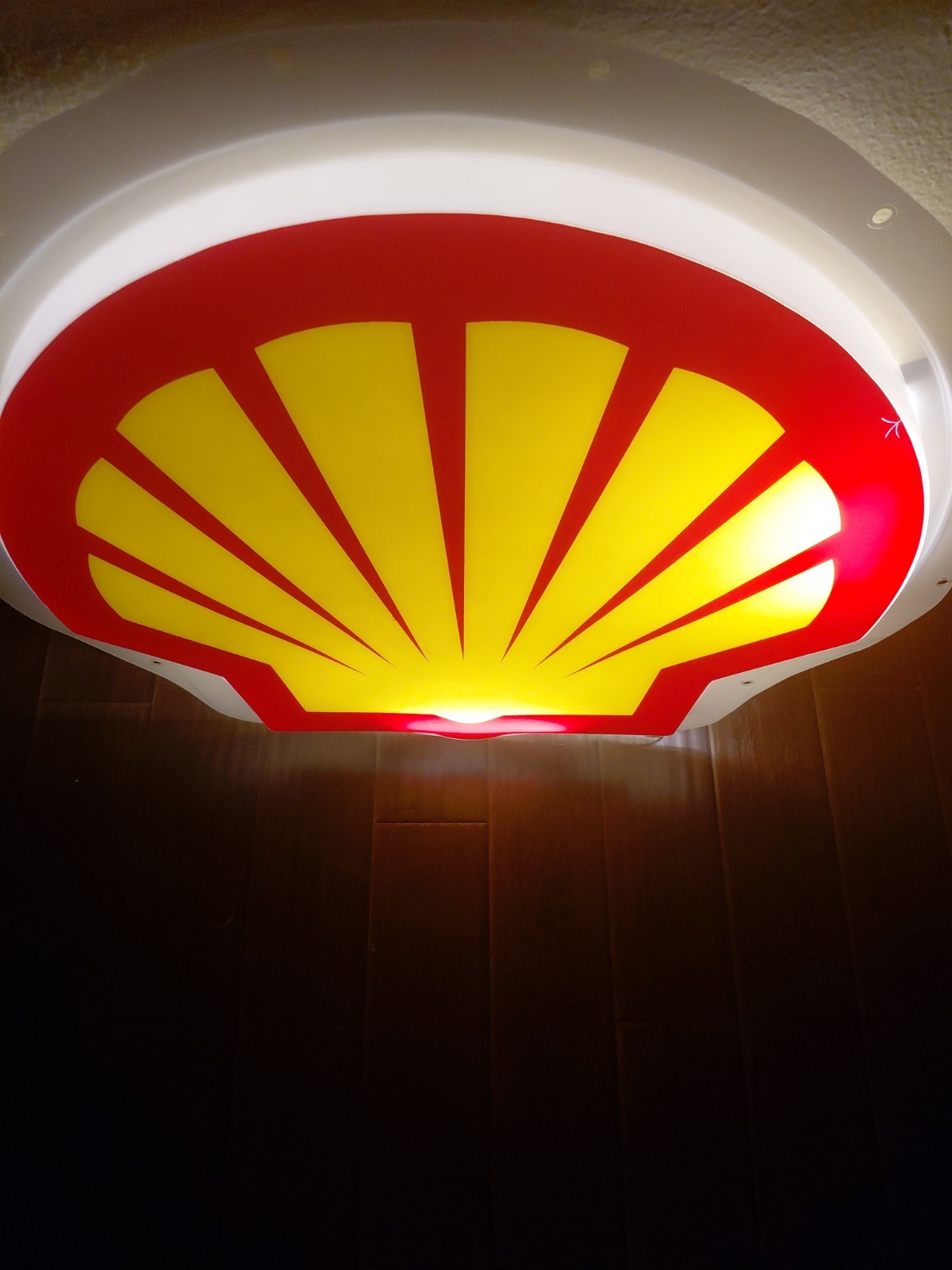 Vintage 1980’s Shell Gas Station Light Up Sign