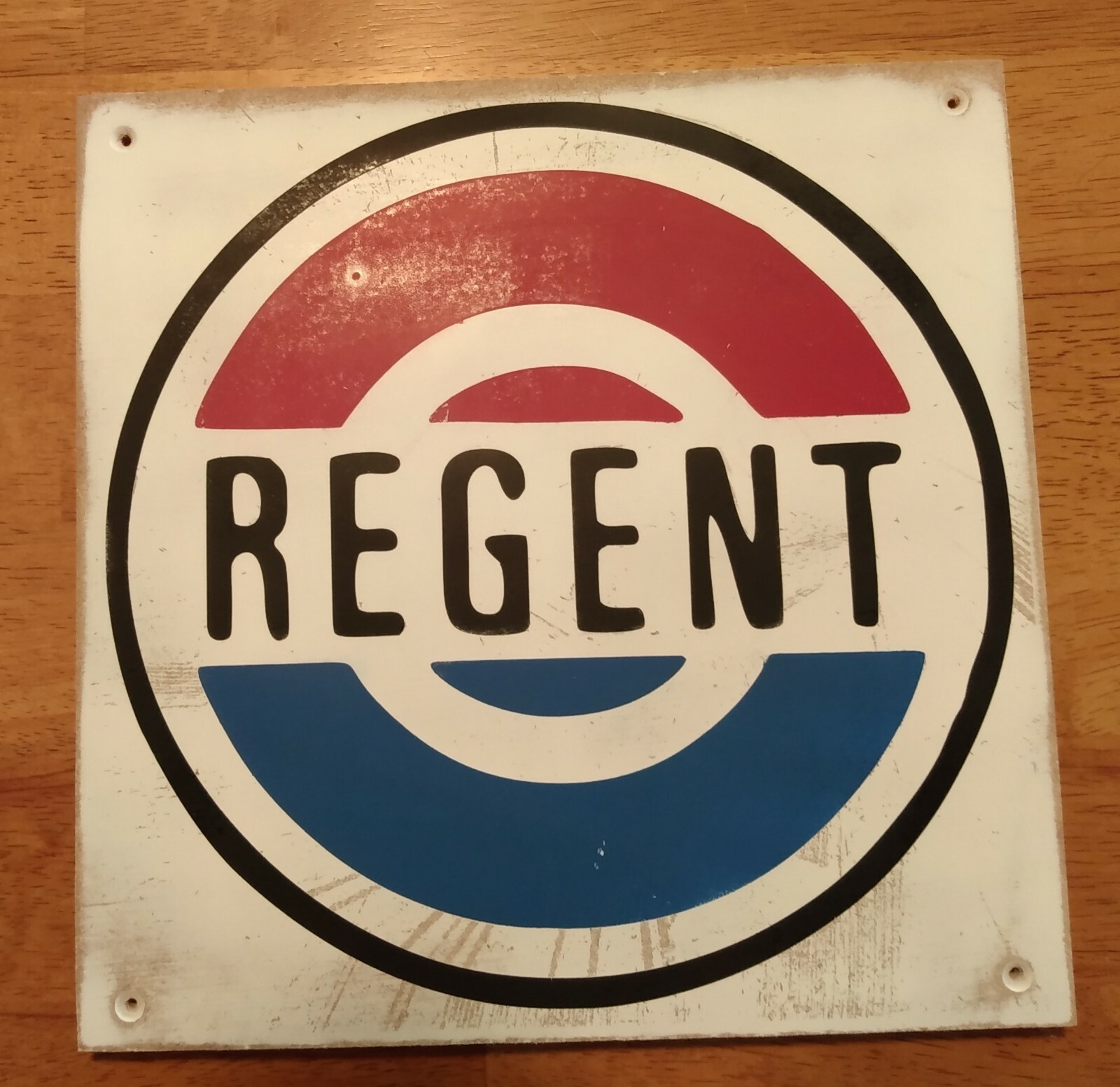 REGENT ~ Wooden Sign