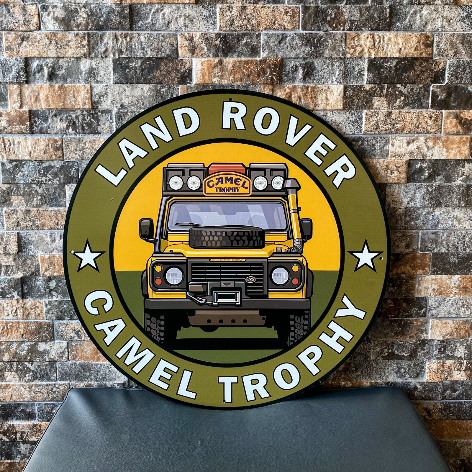Land Rover Camel Trophy – Adventure Edition Heavy Metal Sign – 19.7″ (50cm)