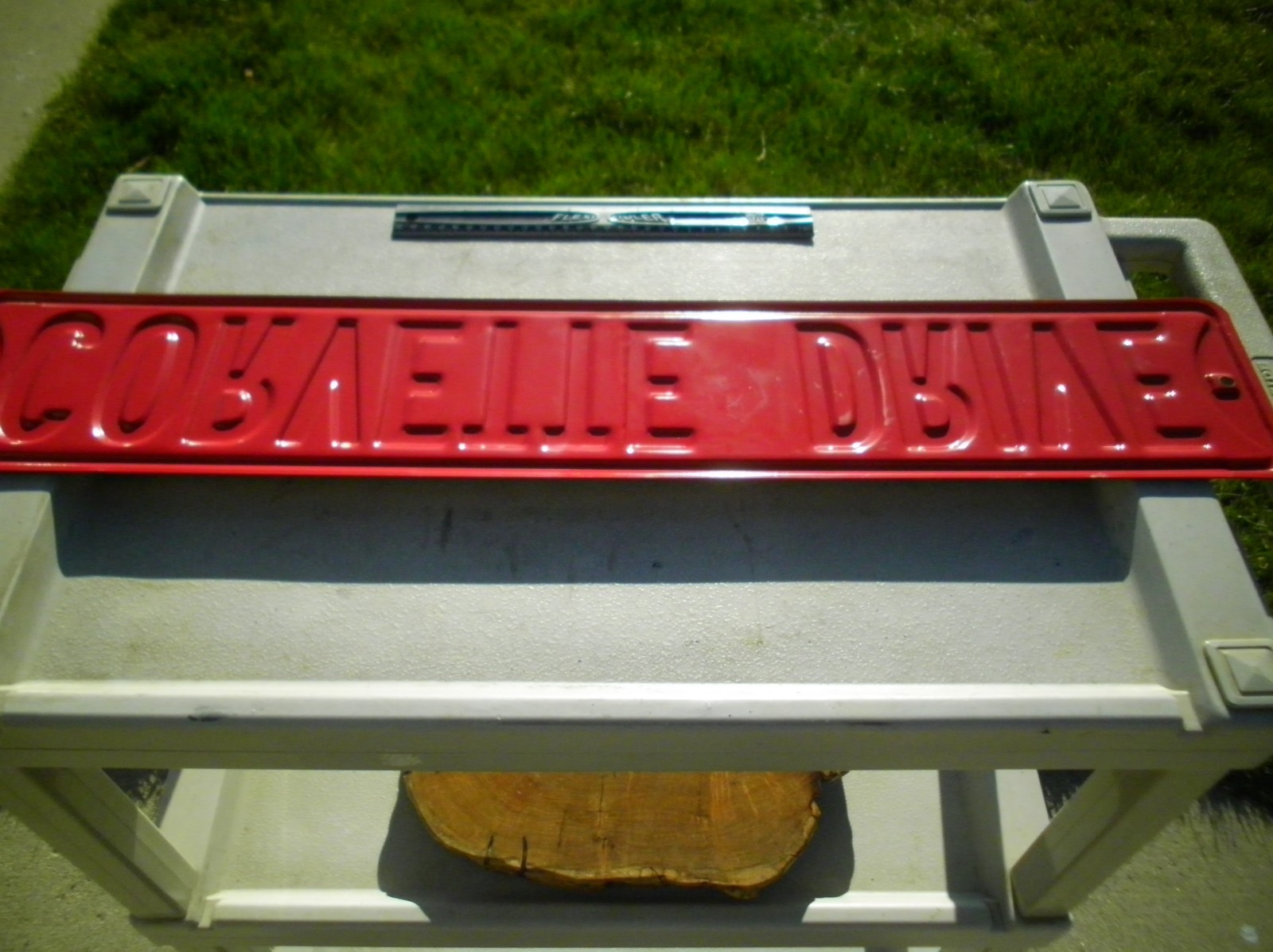 General Motors Car Corvette Drive Metal Steel Street 32″ Sign – Great Condition!