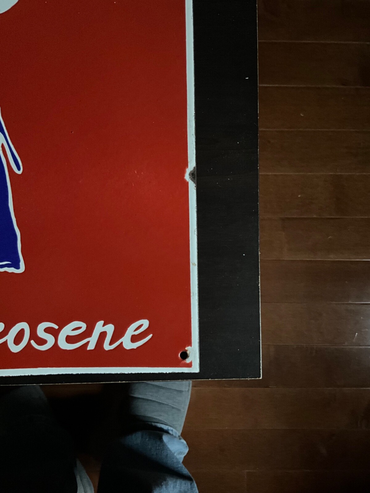esso double sided sign elephant kerosene sign