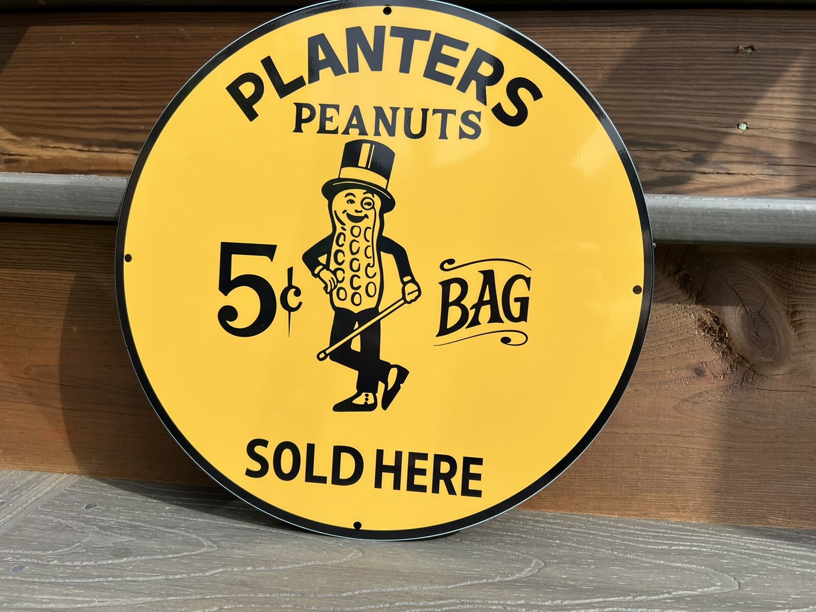 12” Planters Peanuts Heavy Metal Vintage Style Steel Sign