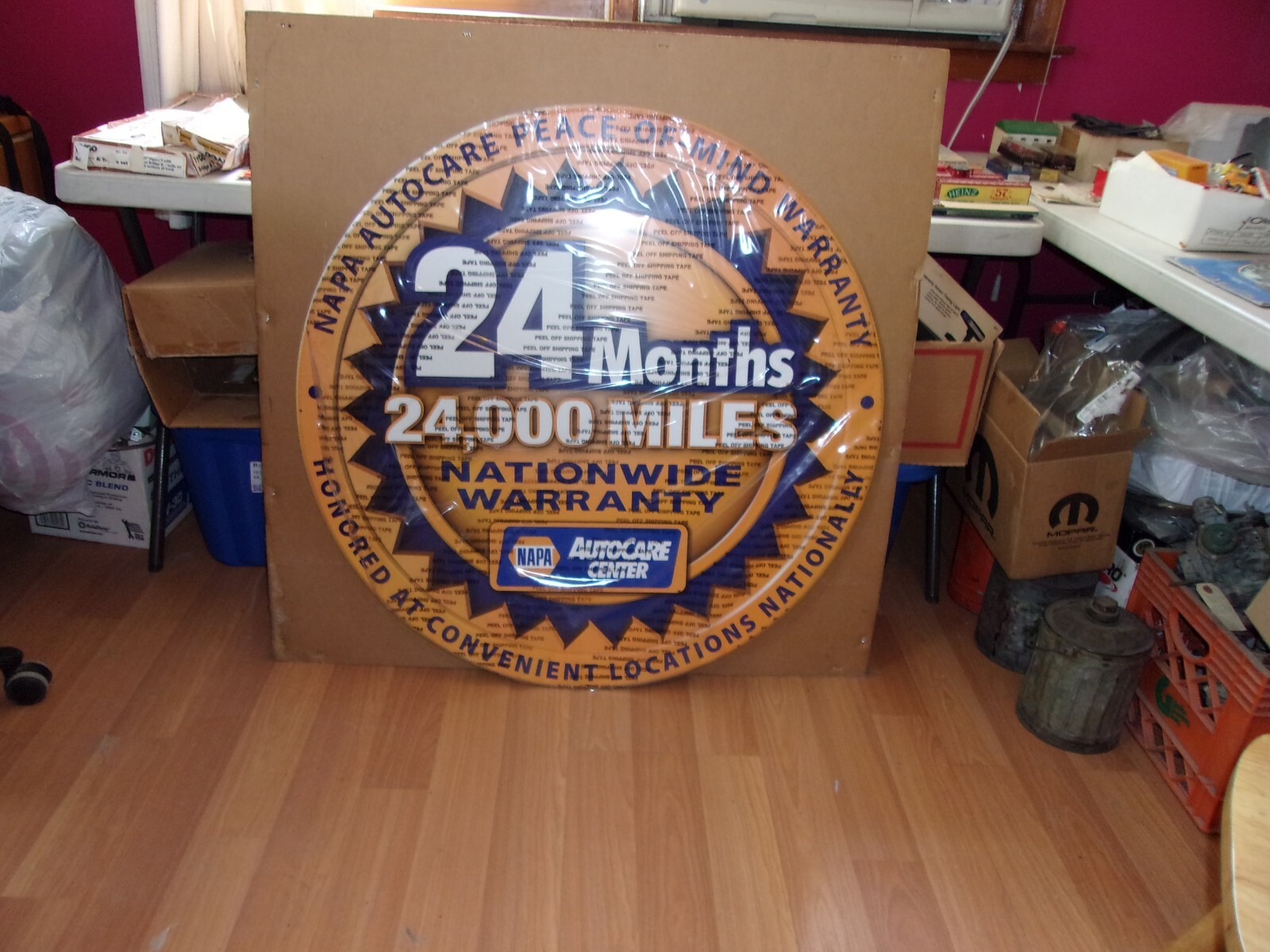 VINTAGE NAPA AUTO PARTS SIGN