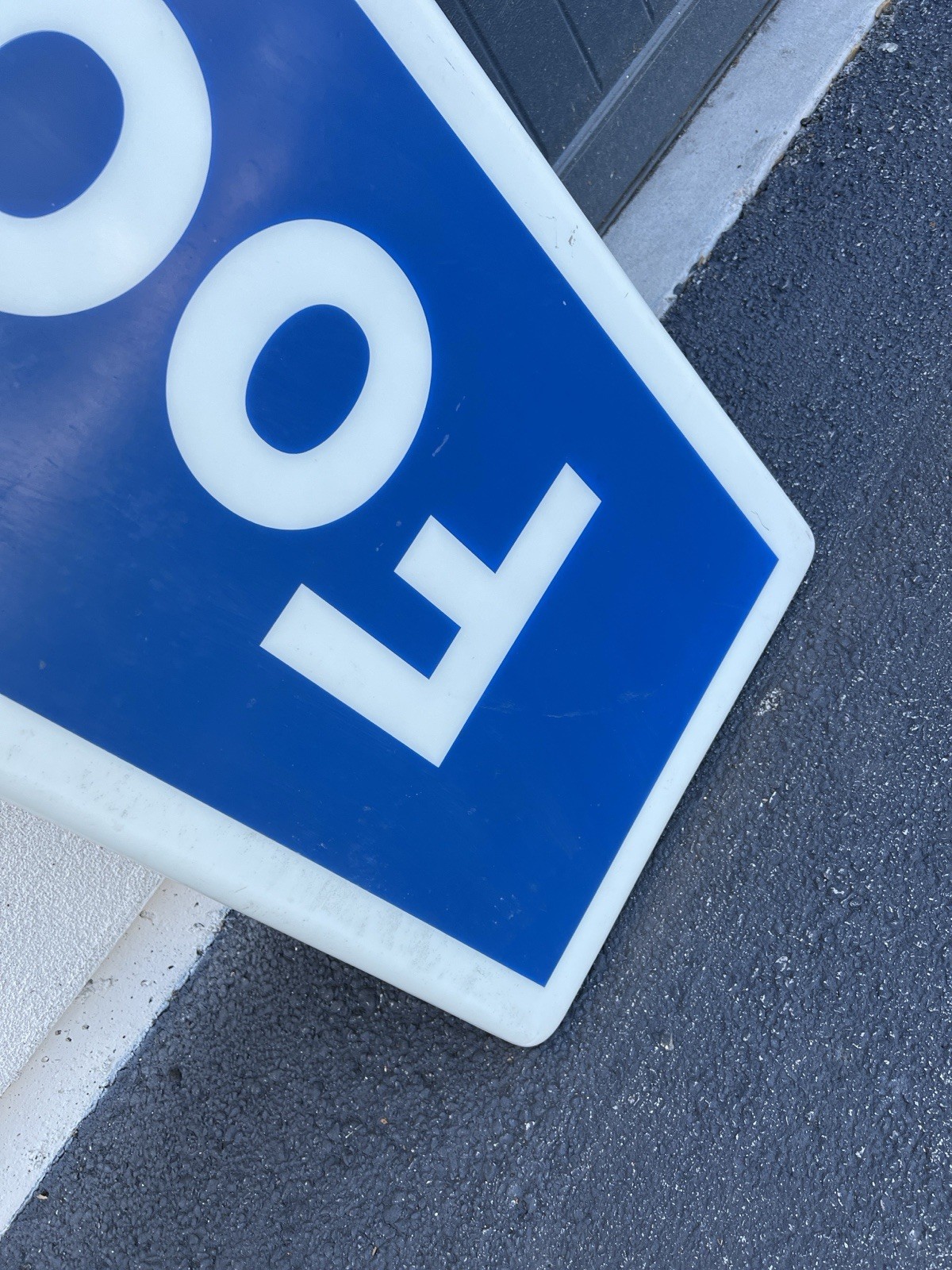 Gas Station Food Court Plastic 87×21 Sign, Advertising Man Cave Garage
