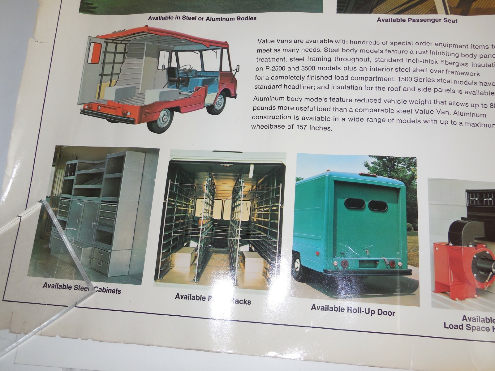GMC Dealership Showroom display poster Delivery Vans Magnavans 1976 VTG Sign