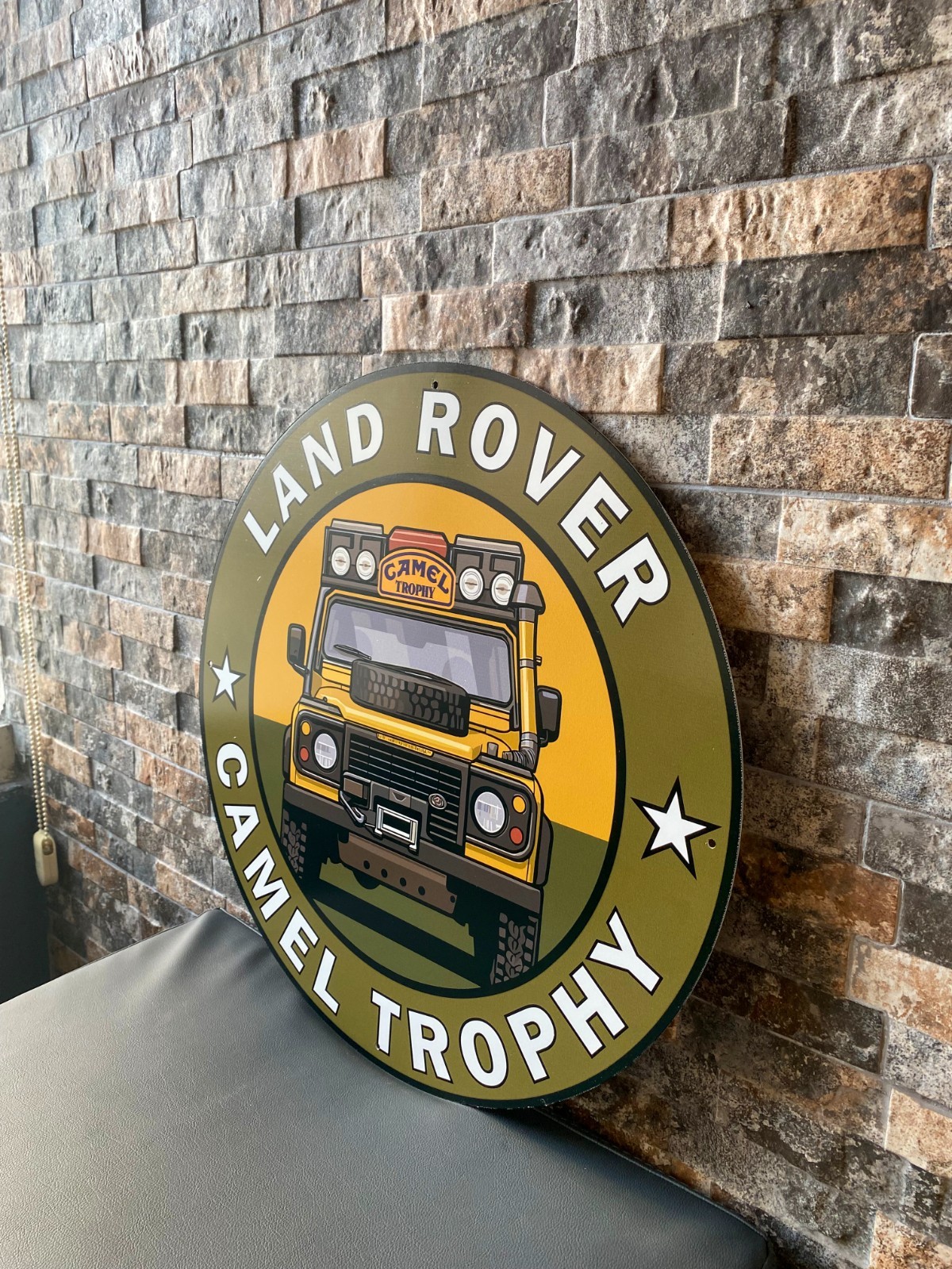 Land Rover Camel Trophy – Adventure Edition Heavy Metal Sign – 19.7″ (50cm)