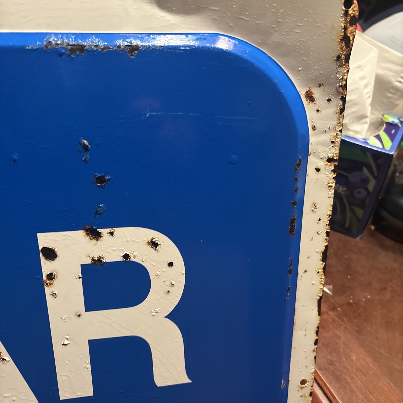 Vintage Rare Star Tire Sign 48”WX24”H