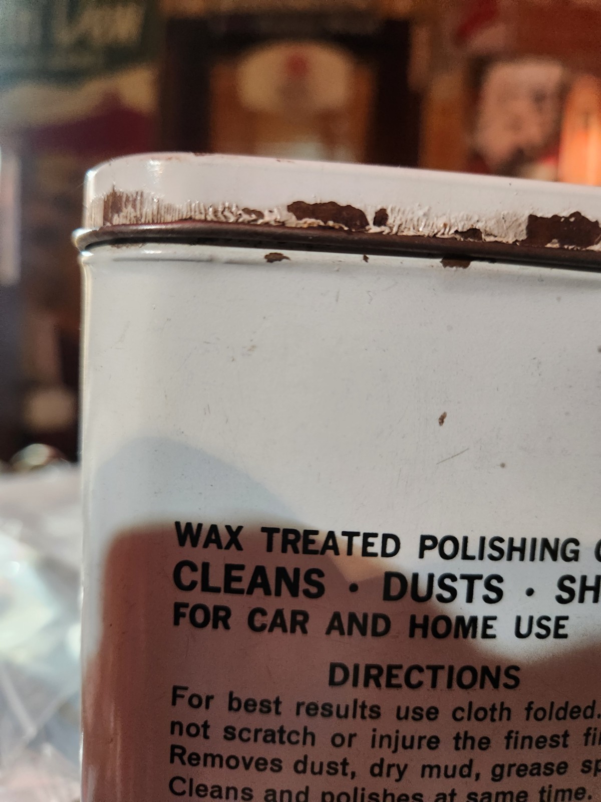 VINTAGE ORIGINAL GAS OIL GENERAL STORE SIGN TIN GENERAL MOTORS NICE CONDITION