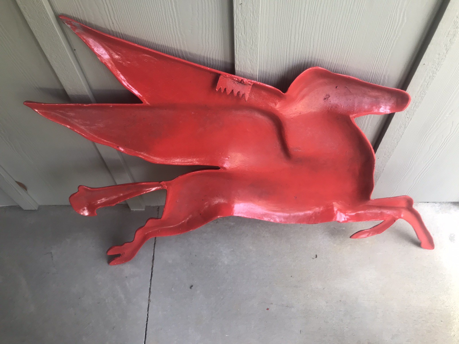 PEGASUS GAS & OIL STATION 3D -GARAGE MAN CAVE BUBBLE SIGN-Mobil?