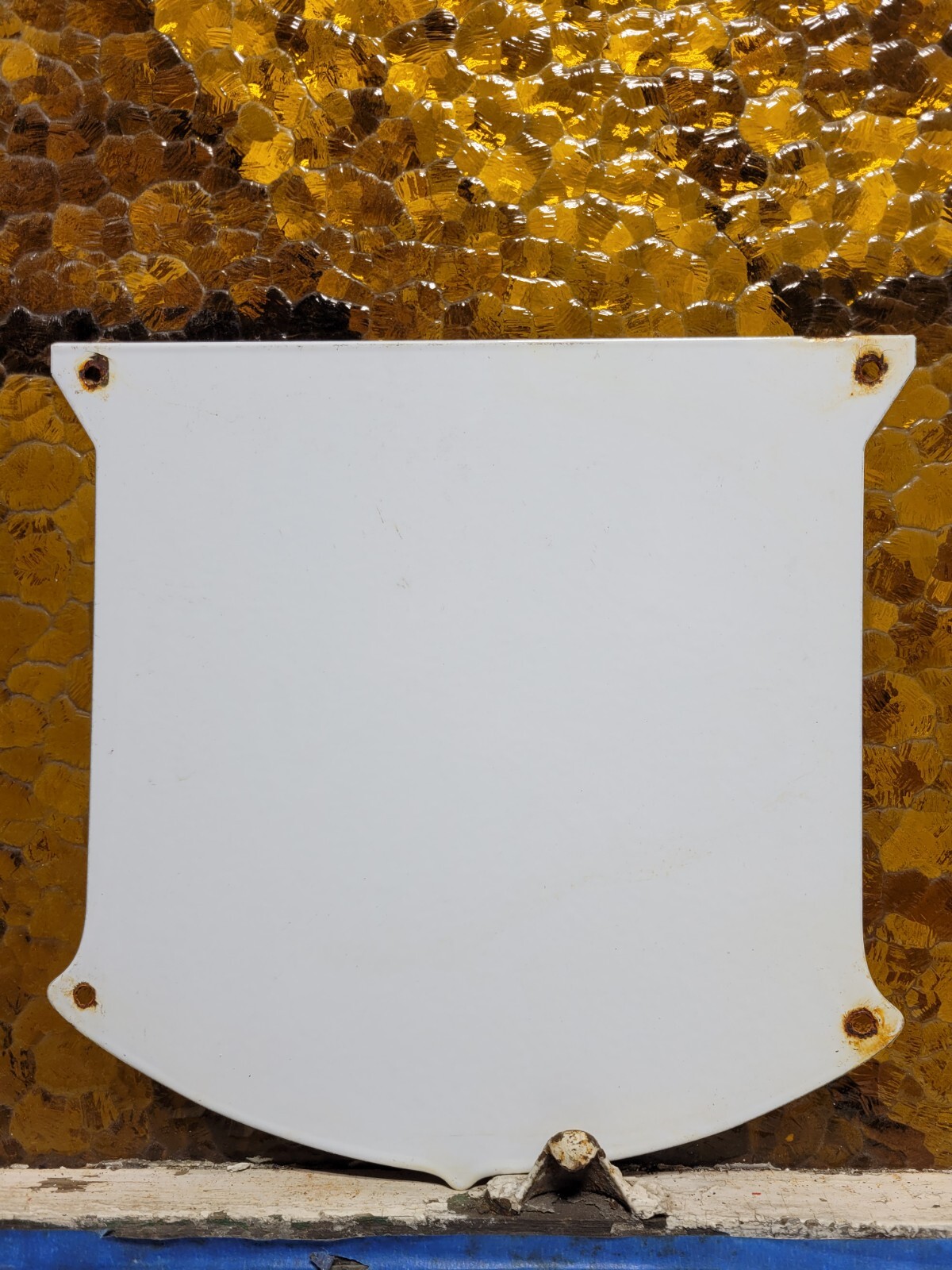 VINTAGE MOBIL PORCELAIN SIGN OLD MOBILGAS GAS STATION PUMP PLATE SHIELD PEGASUS