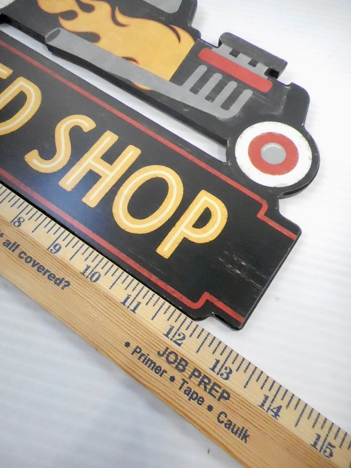 Vintage Style Wooden Custom Speed Shop Sign 13″ x 8″ Garage FREE SHIPPING
