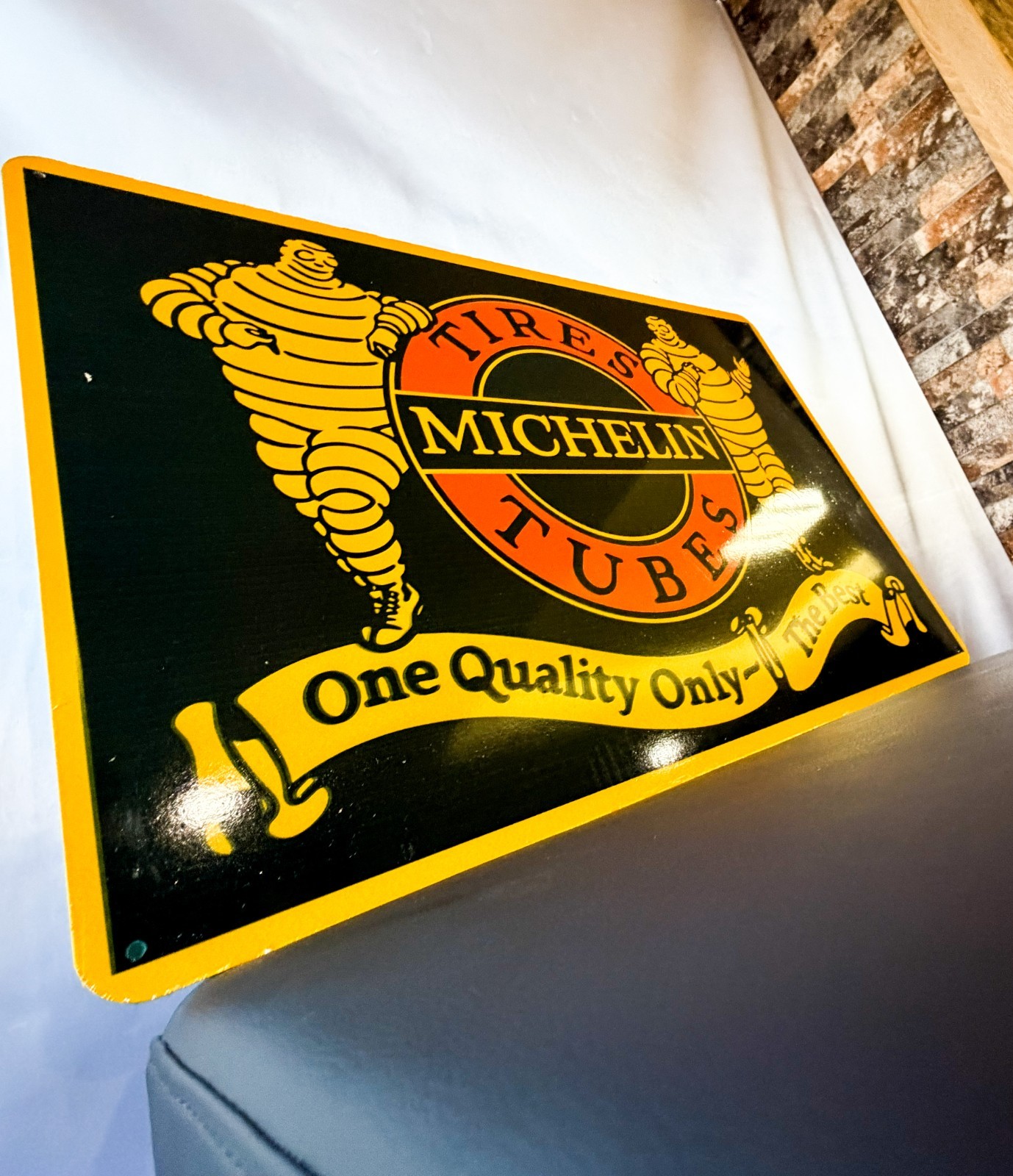 Michelin Tires – Vintage Advertising Heavy Metal Sign – 40 × 60 cm/15.7” × 23.6