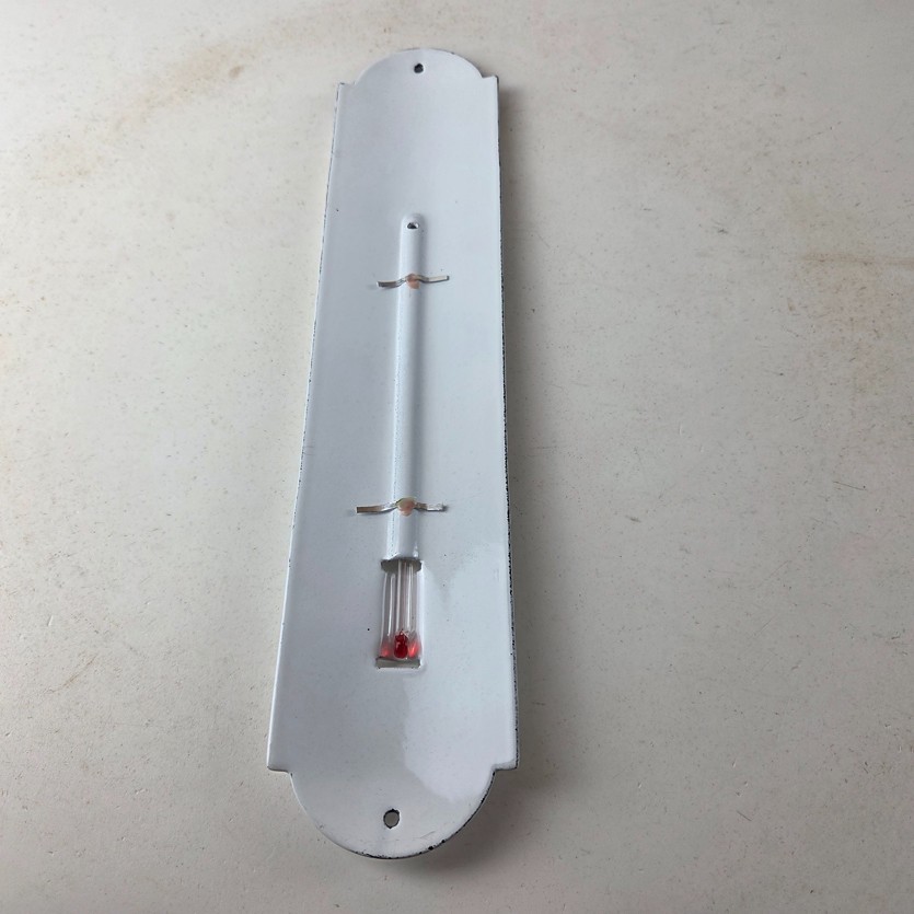 Vintage Esso Gasoline Sign – Service Pump Ad Sign on Porcelain Thermometer