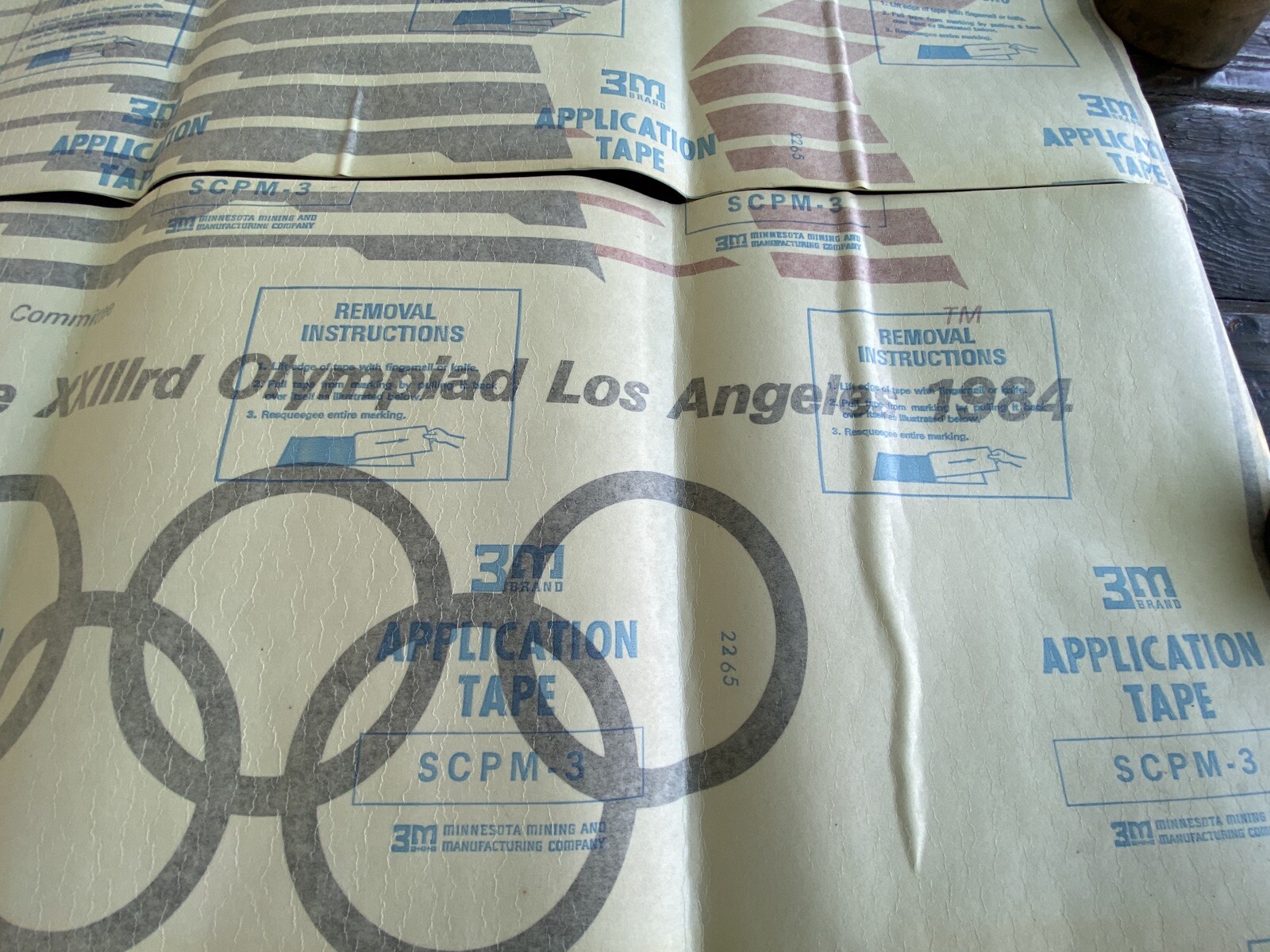 1984 ARCO Advertising Sticker Games of the XXIIIrd Olympia Los Angeles 36″ x 40″