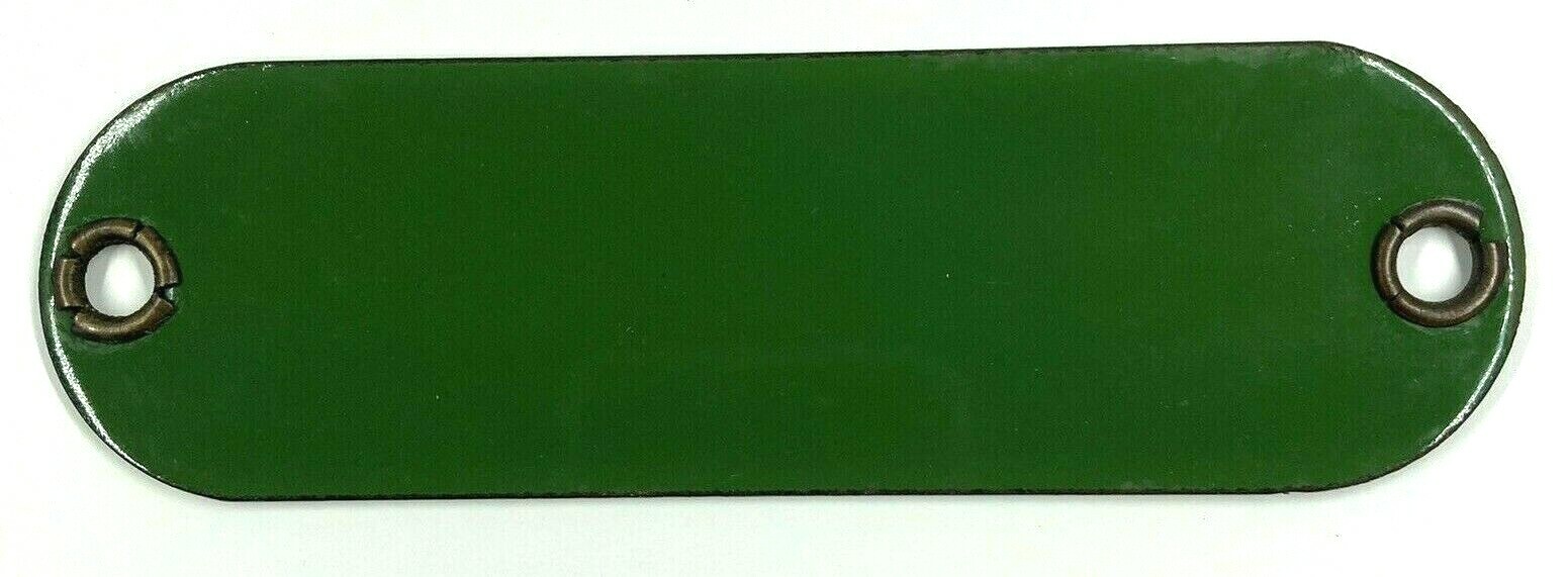 Vintage Triton TB Motor Oil SAE 40 Porcelain Gas Fuel Tag Sign Badge Green White