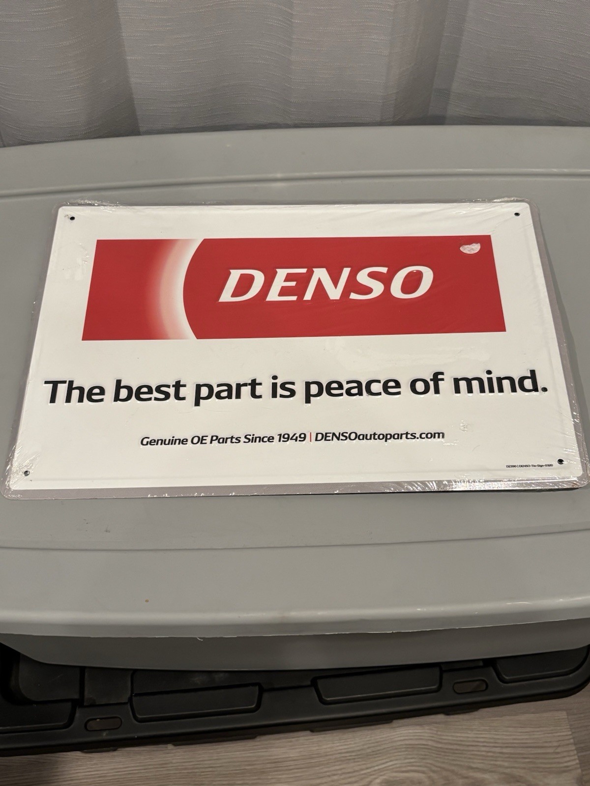 Denso Tin Sign New Dealer Sign 18×11.5