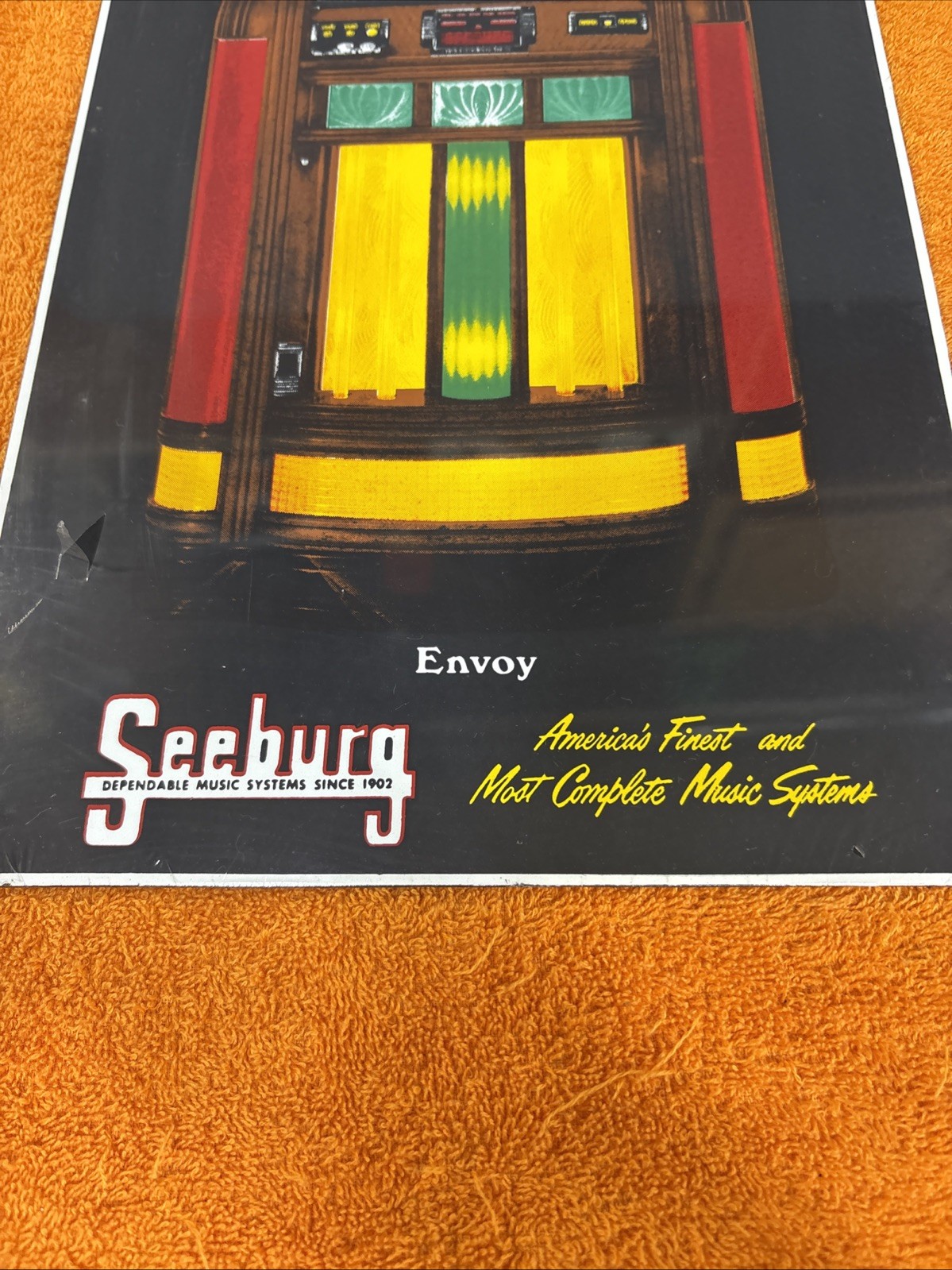 Box 15 10-NOS VINTAGE SEEBURG JUKEBOX PORCELAIN GRAMOPHONE VINYL RECORD PLAYER