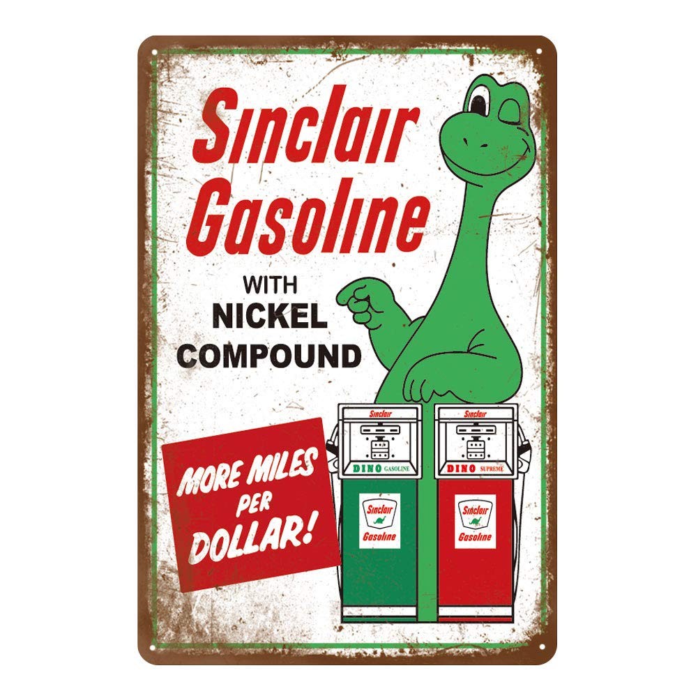 Reproduced Vintage Tin Sign Gas Oil Car Metal Signs for Garage Man Cave Bar
