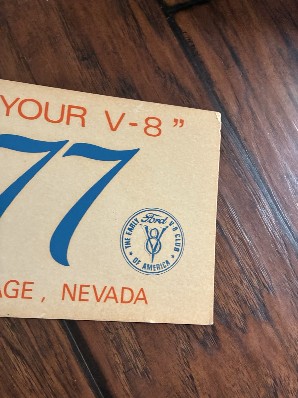 Incline Village Nevada Tahoe 1977 Ford Motor Club sign lot diablo valley a