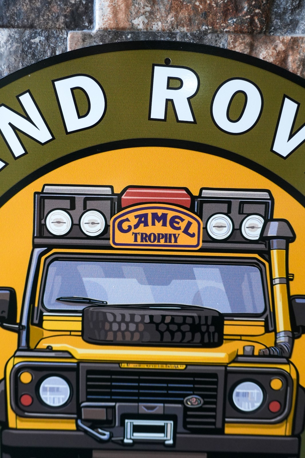 Land Rover Camel Trophy – Adventure Edition Heavy Metal Sign – 19.7″ (50cm)