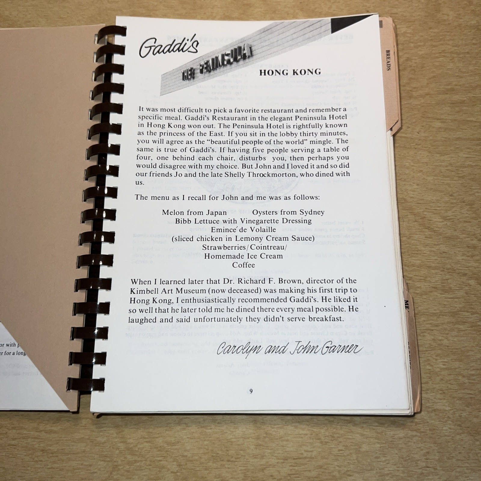 Texas Refinery Corp Salesman Gift Cookbook Fort Worth, Toronto Moose Jaw 1980’s