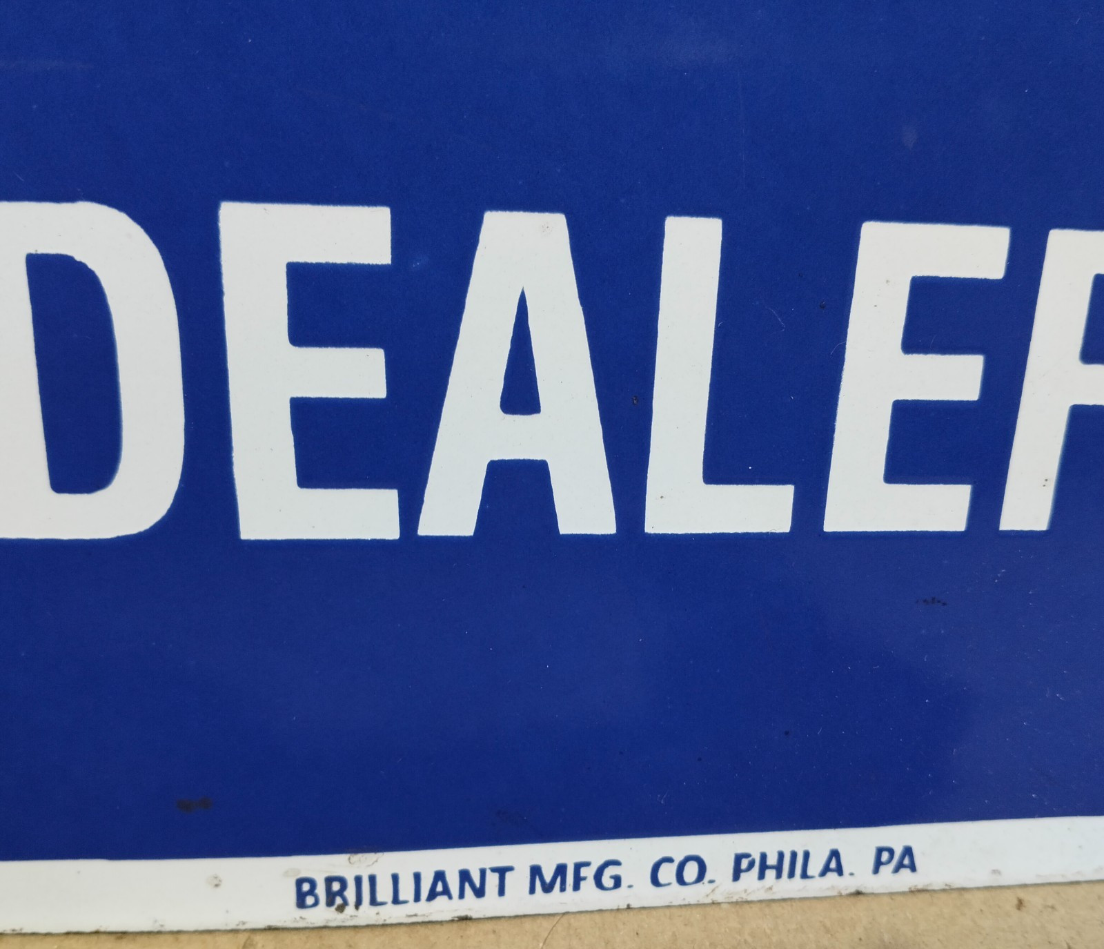 Exide Batteries Authorized Dealer Porcelain Enamel Sign 24 x 18 Inches 1 Sided