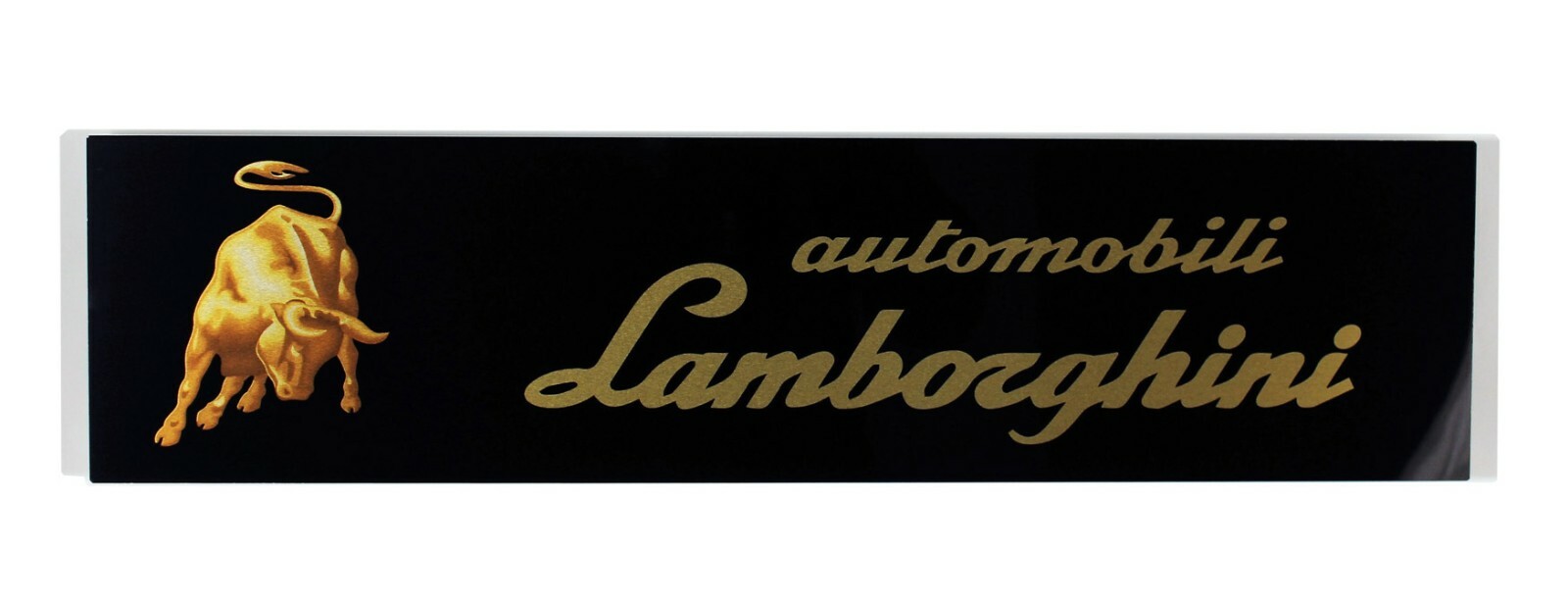 Lamborghini Automobilia Metal Sign, Banner Style