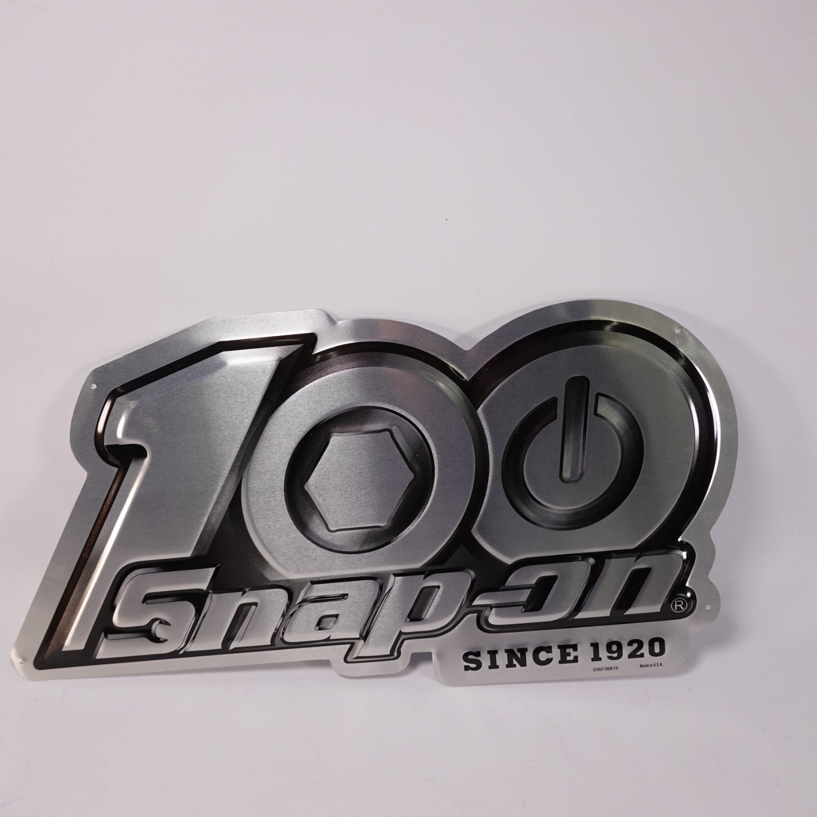 Snap On 100th Anniversary Metal Sign New SSX20P105KO