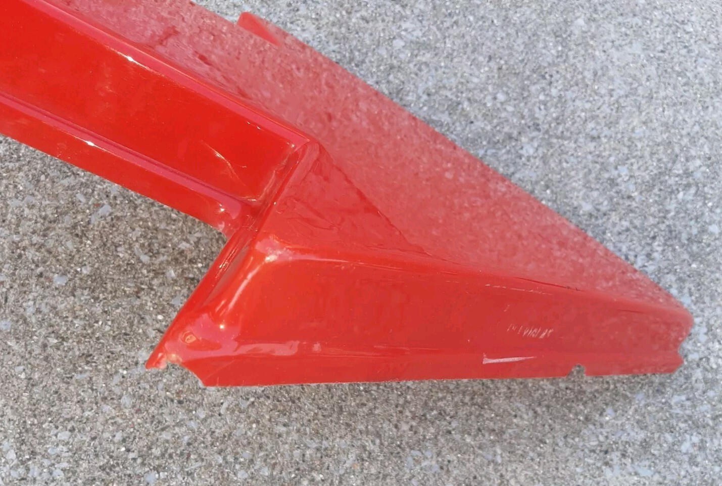 VINTAGE SUNOCO GAS STATION SIGN ORIGINAL RED ARROW POINT 1 PIECE MONTICELLO IN.
