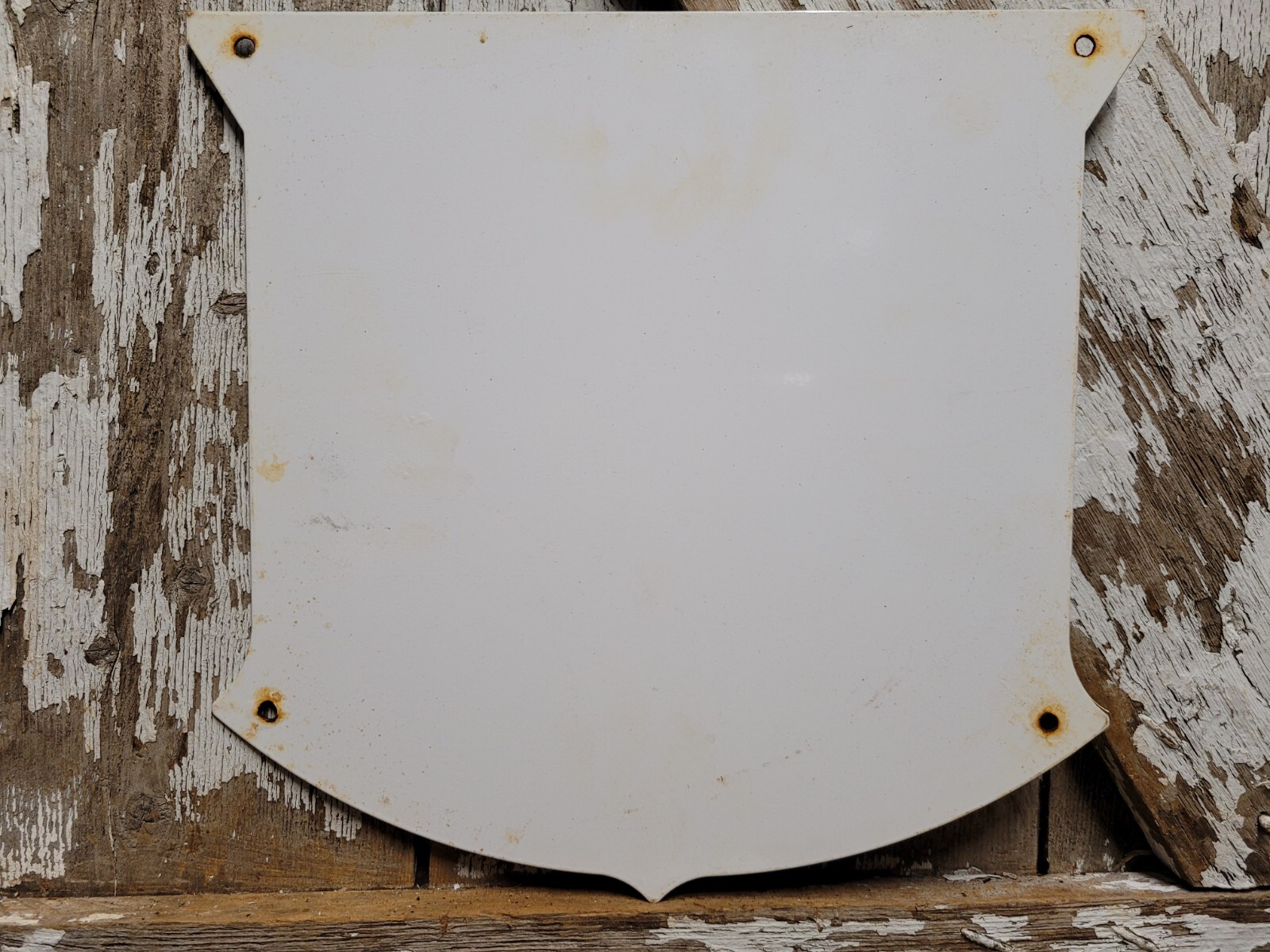 VINTAGE MOBIL PORCELAIN SIGN MOBILGAS SPECIAL DIESEL GAS STATION SHIELD PEGGY