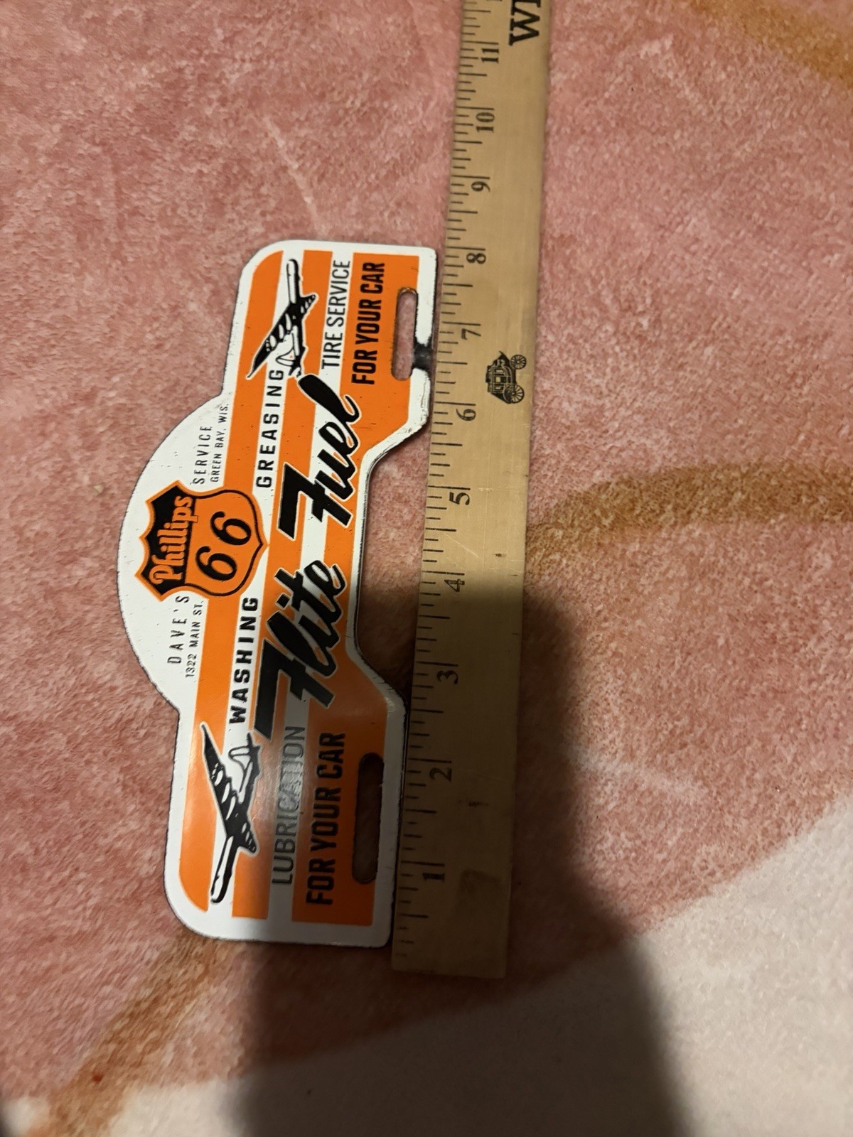 Porcelain Phillips 66 Flite Fuel Topper