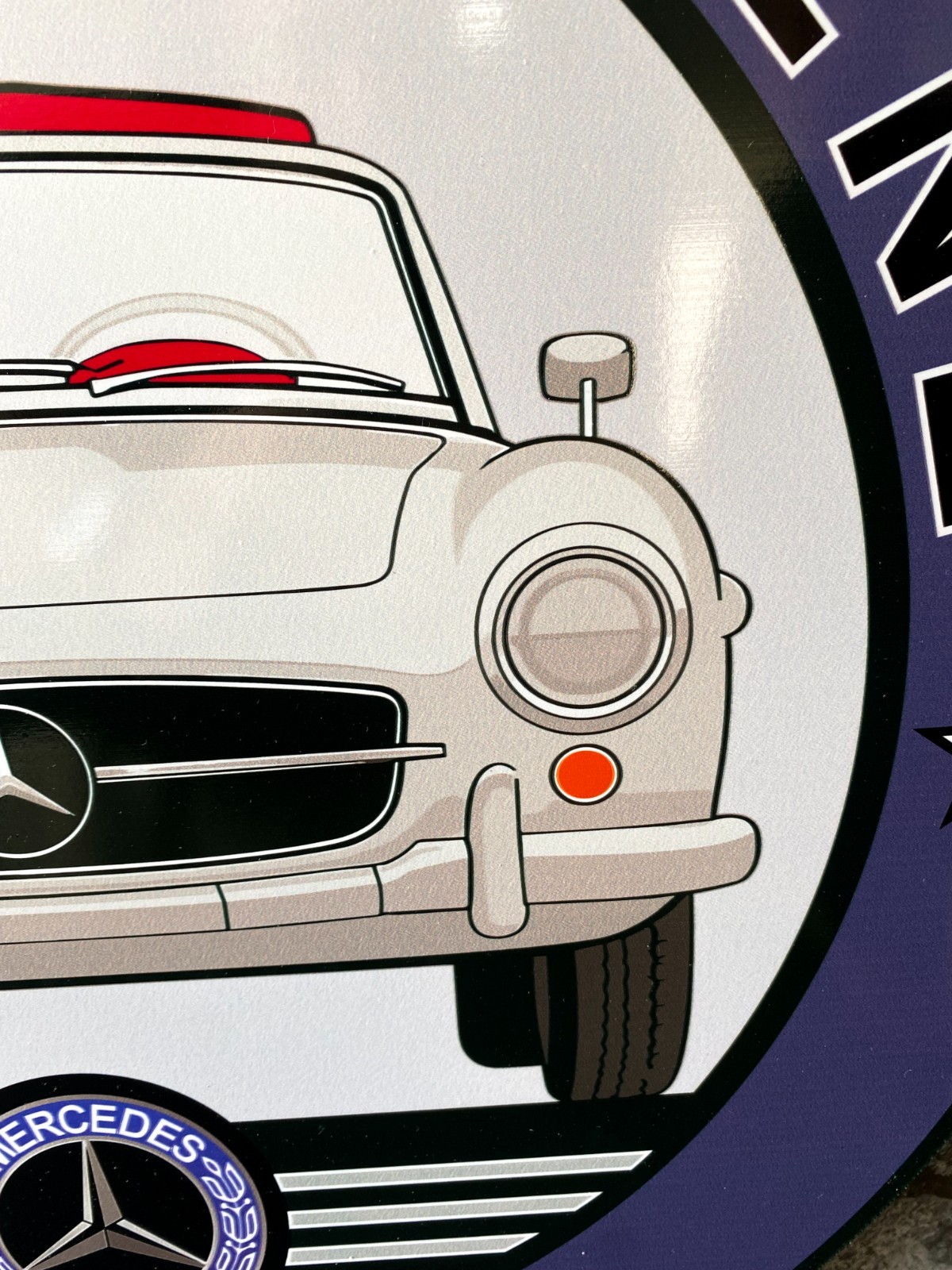 Mercedes-Benz 190 SL – Heavy Metal Sign (1955) – 19.7″ (50cm)