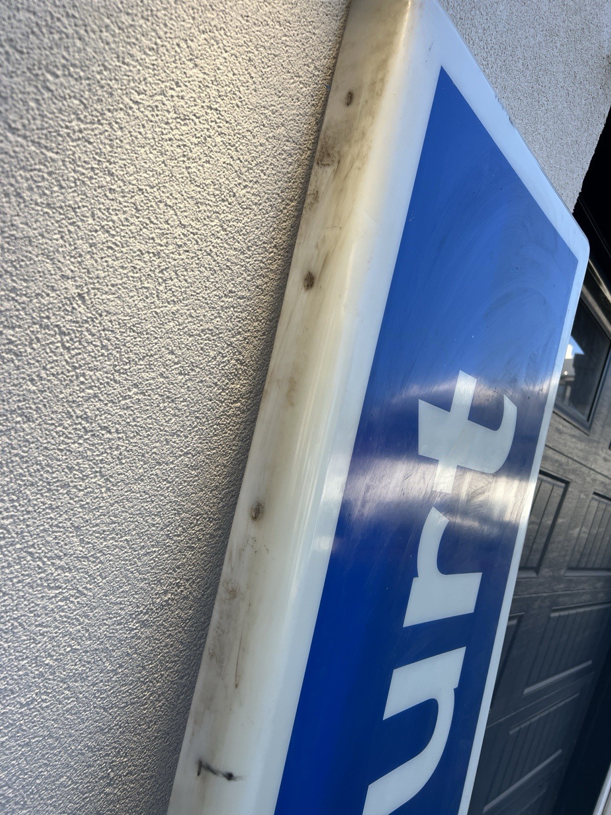 Gas Station Food Court Plastic 87×21 Sign, Advertising Man Cave Garage