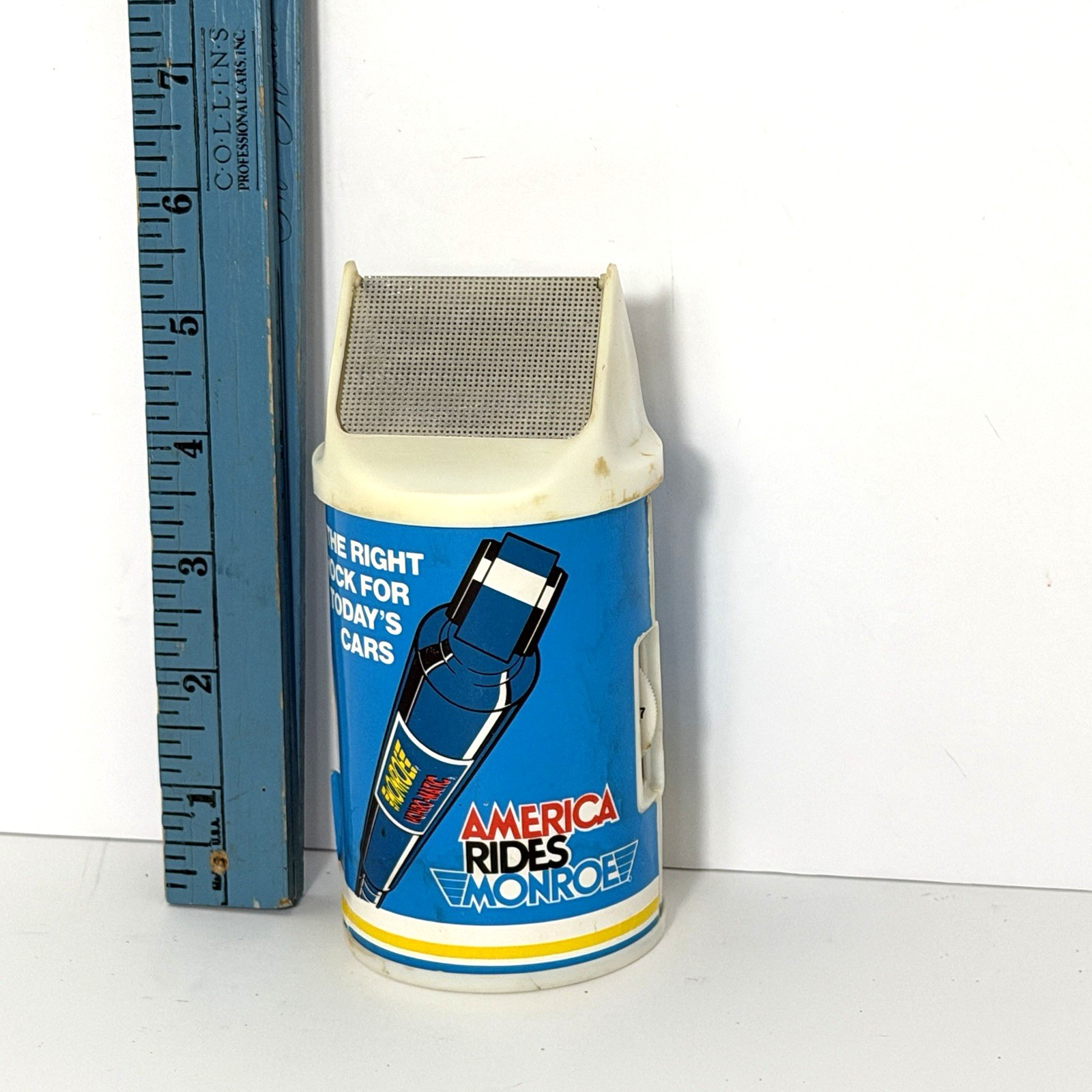 Vintage Monroe Shocks Transistor Radio America Rides Monroe Advertising Working