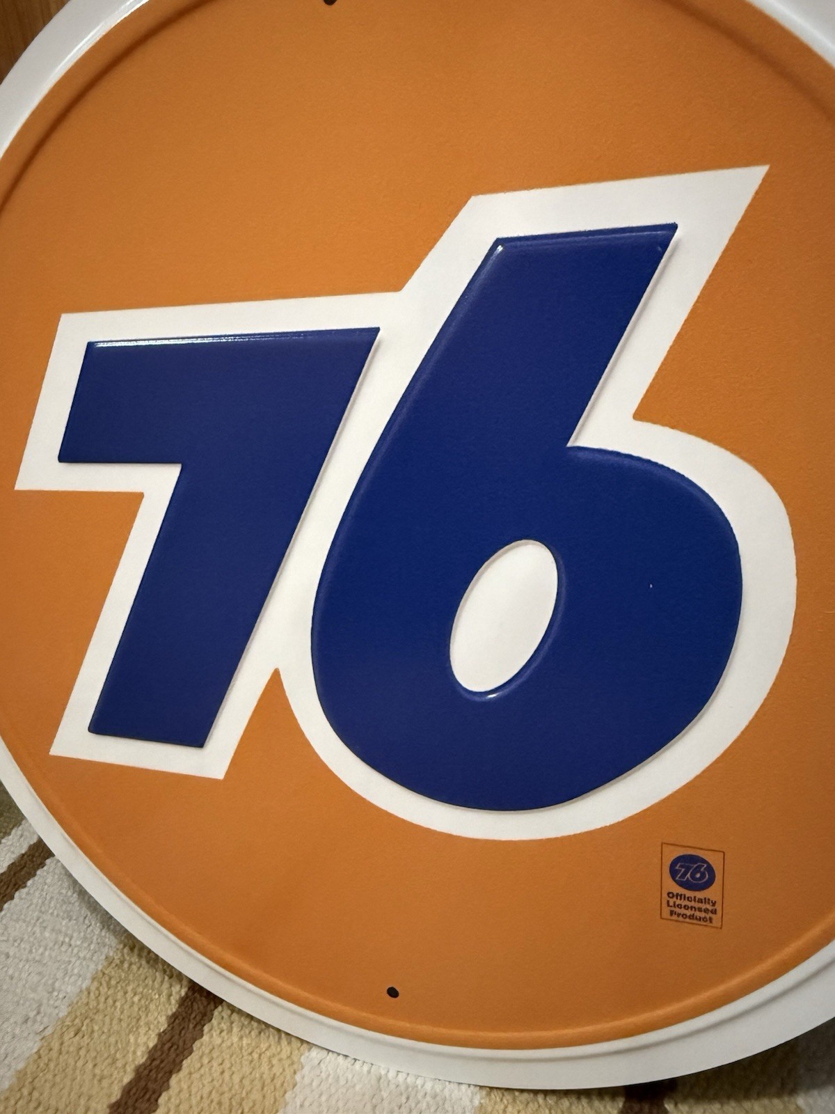 Union 76 Gasoline Sign Garage Parts Tools Oil Vintage Style Wall Decor
