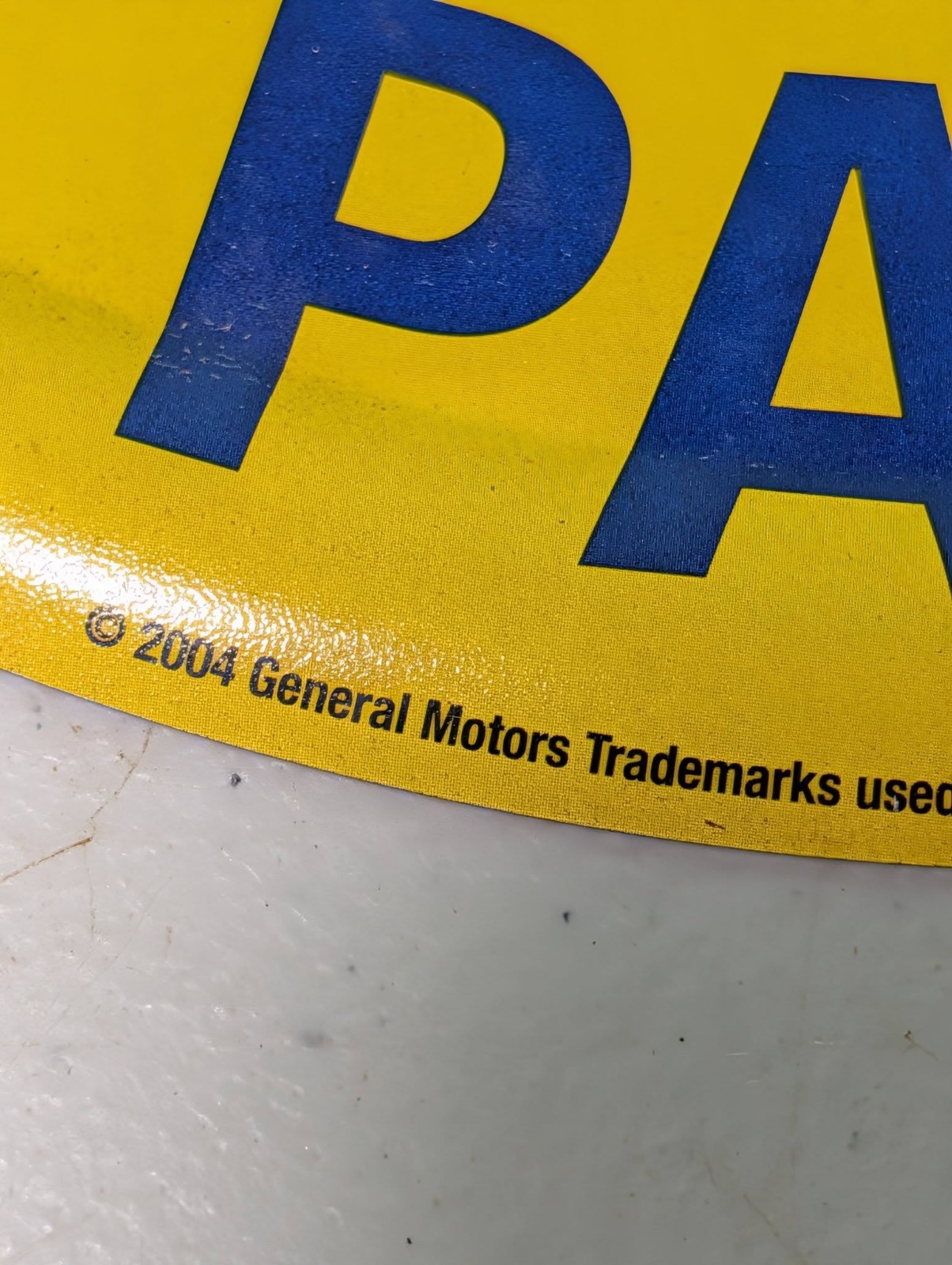 Vintage Kool Collectibles General Motors Tin Sign 2004 GM-12 Chevrolet Sign
