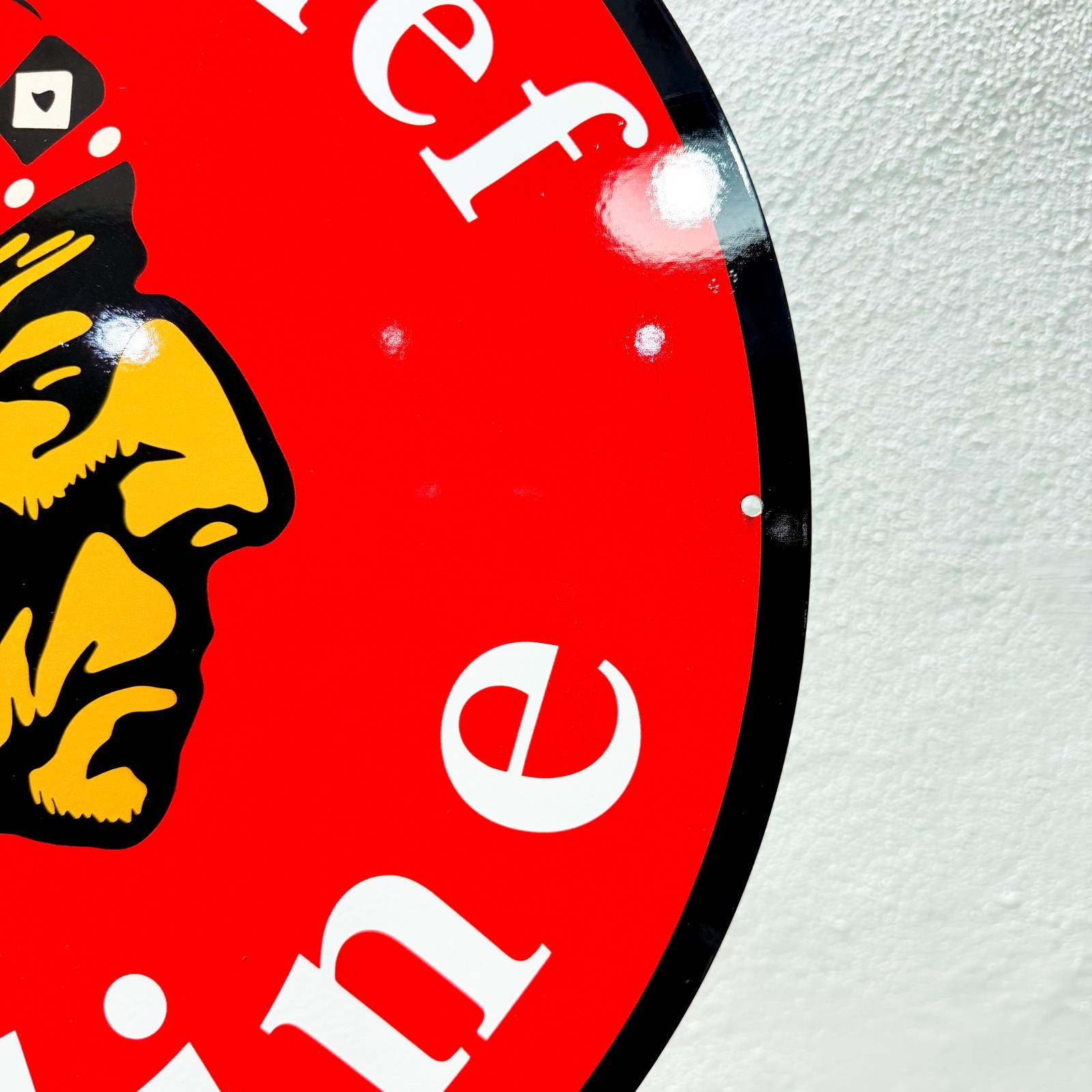 Silent Chief Gasoline Sign – Heavy Metal Garage Decor – 50 cm (19.7”)