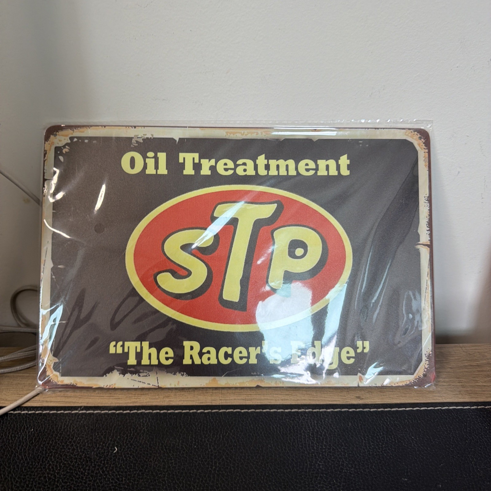 8″X12″ Metal Sign Man Cave Wall Art Garage Bar STP Racers Edge Oil Gas Station