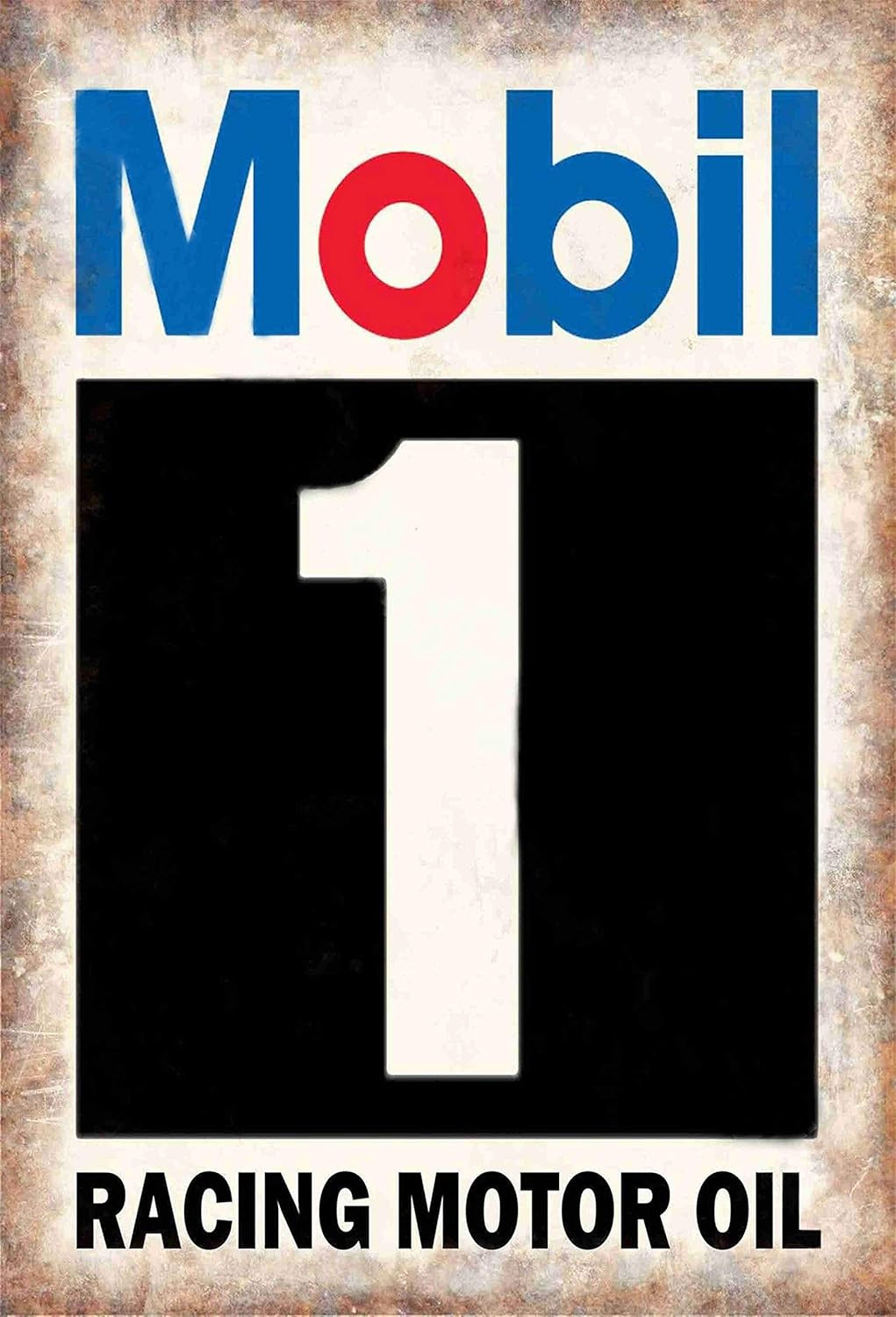 12 Pieces Gas and Oil Tin Signs, Retro Vintage Metal Sign for Home Man Cave Gara