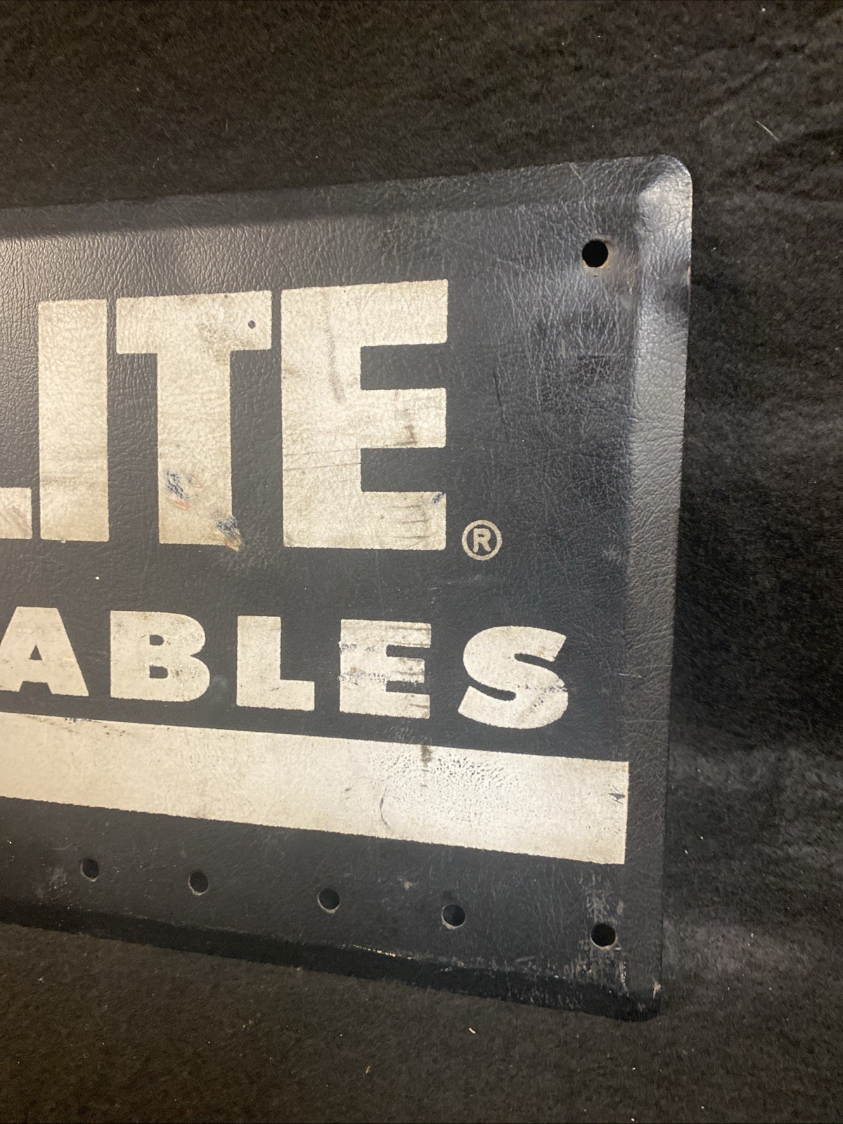 Autolite Battery Cables Rack/display 20” X 8 1/2” Sign
