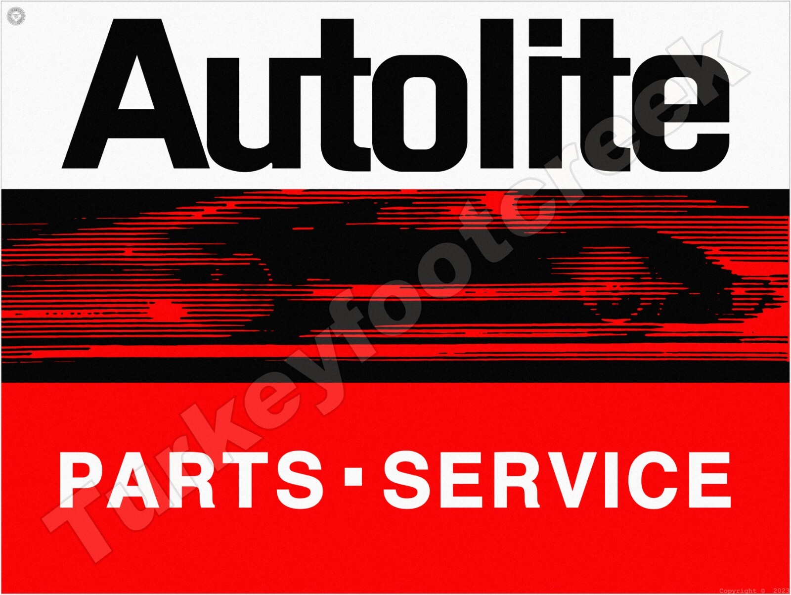 Autolite Parts-Service Metal Sign 3 Sizes to Choose From