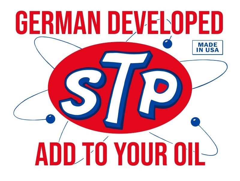 STP Motor Oil Treatment Additive NEW Metal Sign: 12×16 Ships Free