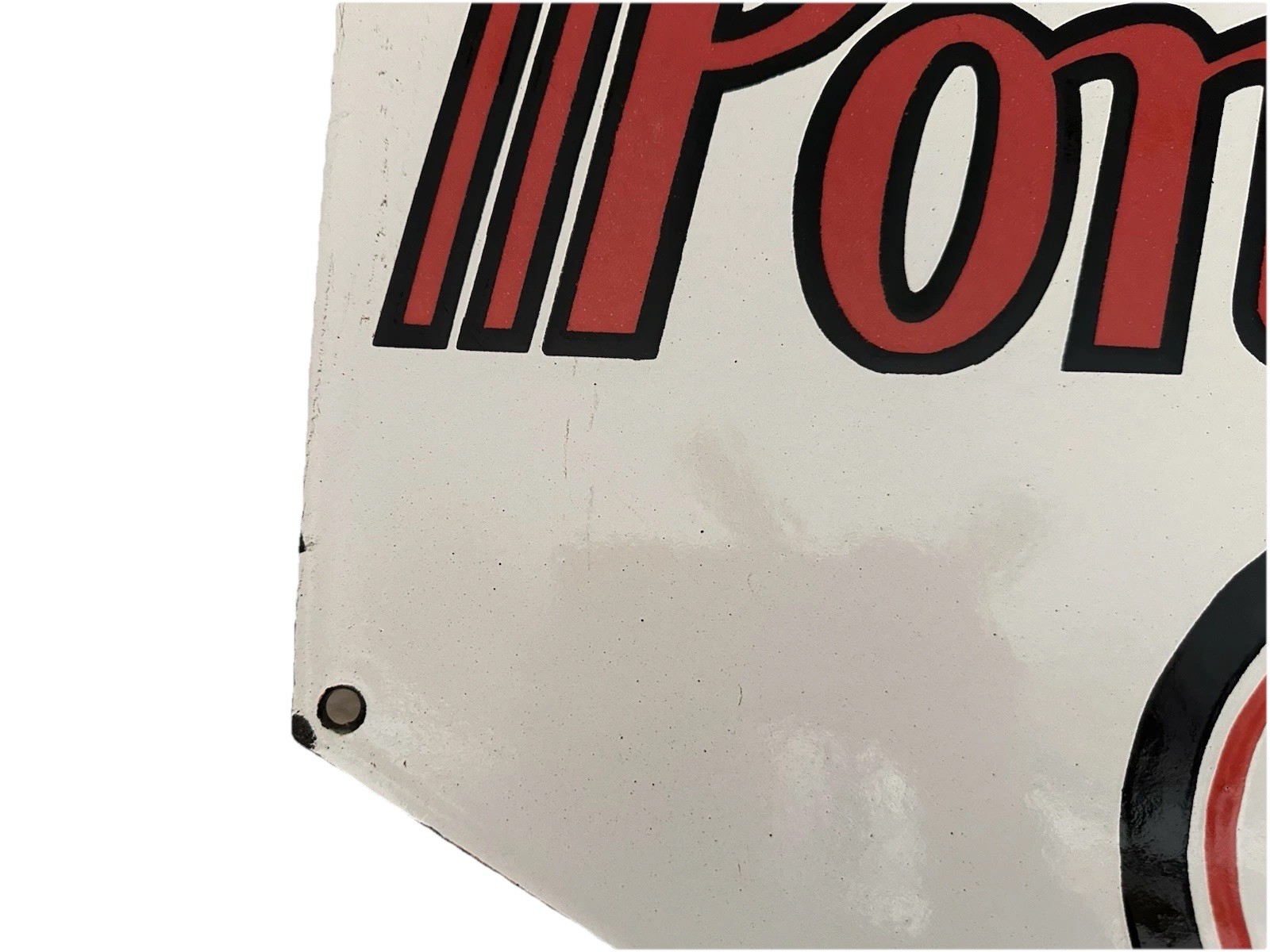Porcelain Enamel Single Sided General Motors Product Pontiac Sign