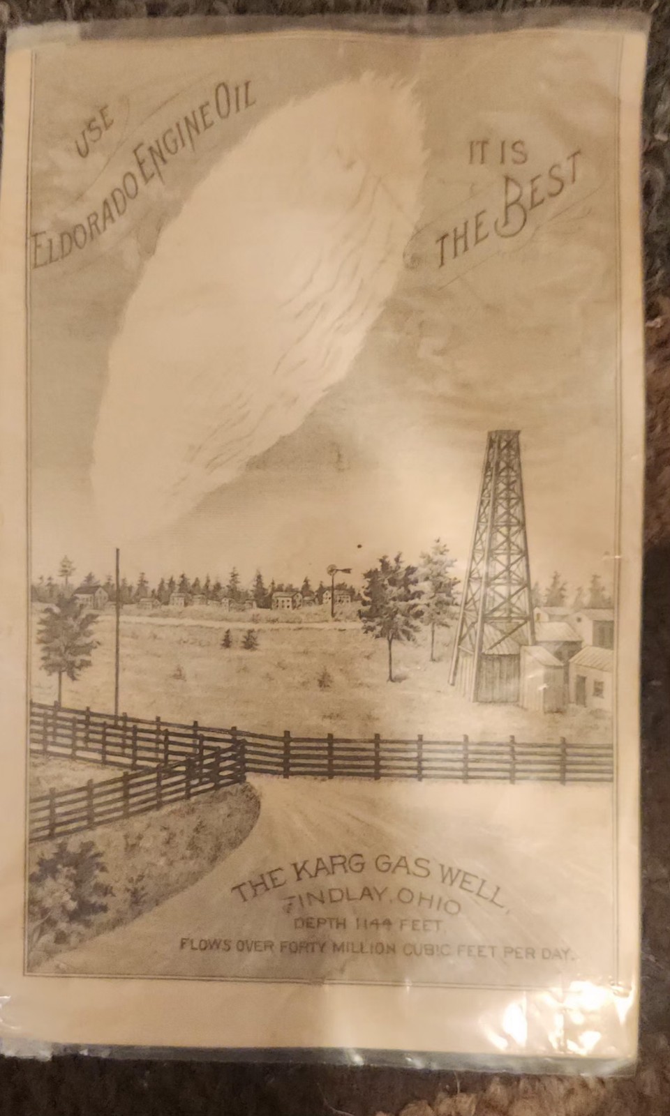 Vintage Eldorado Engine Oil Advertisement