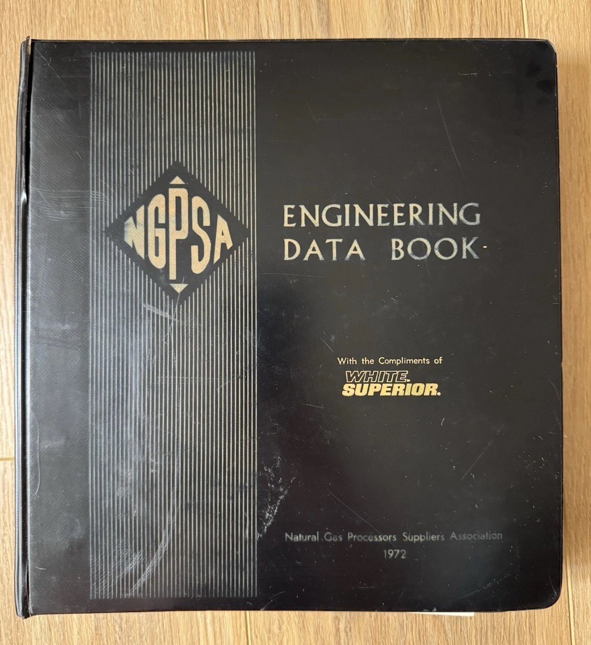 Vintage 1972 GPSA Engineering Data Book 9th Ed Gas Processing White Superior Oil