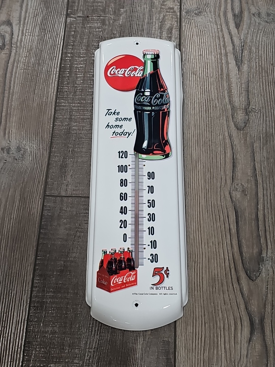COCA COLA VINTAGE THERMOMETER