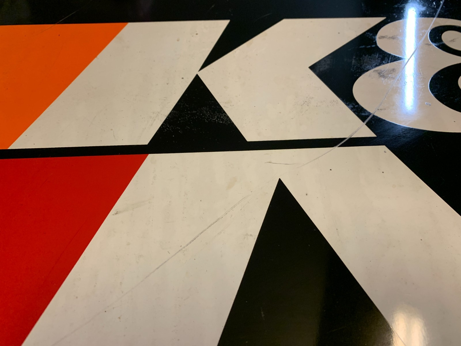 K&N air filter official service center tin sign 18″x24″ Original 70’s – 80’s