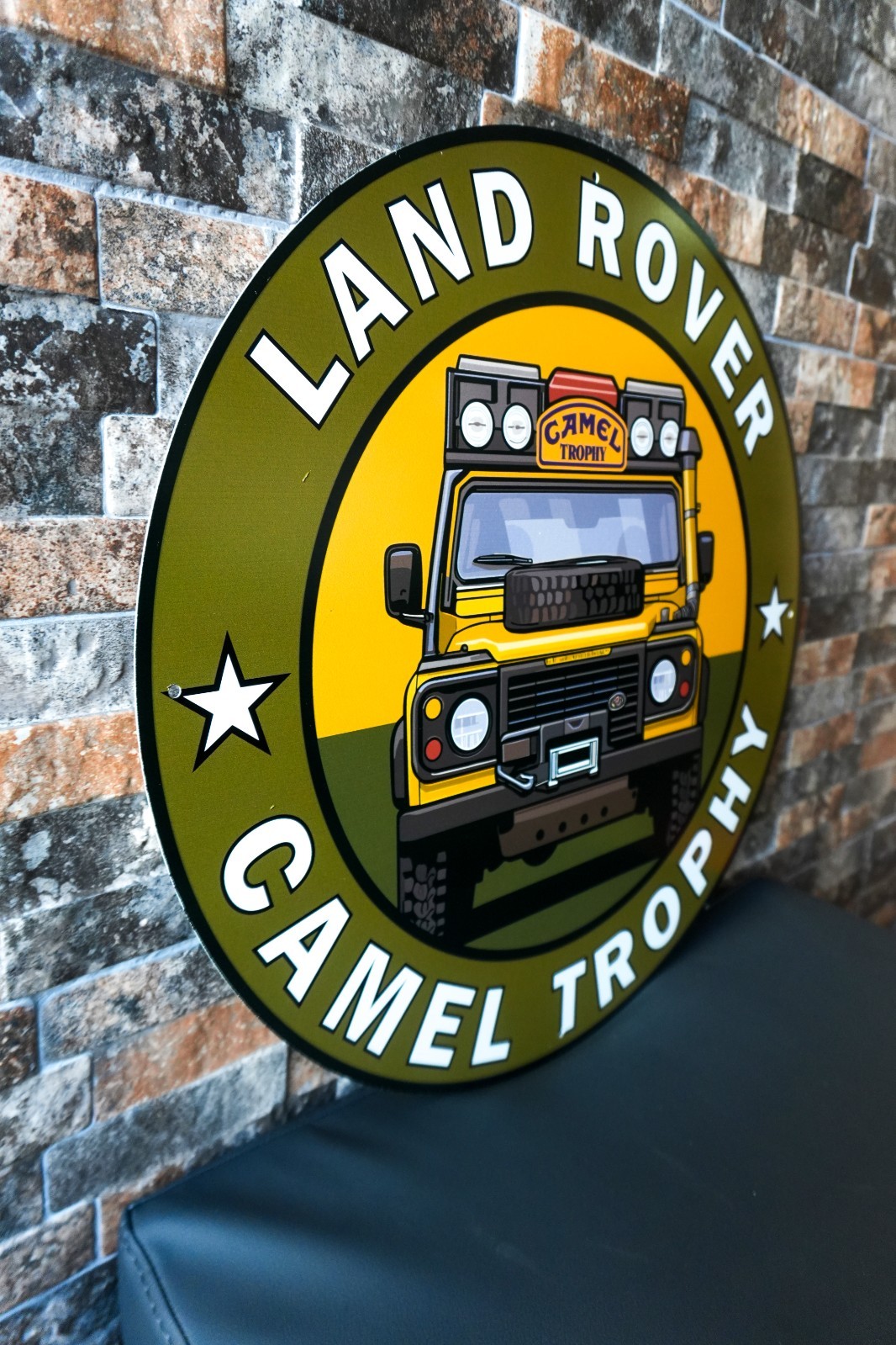 Land Rover Camel Trophy – Adventure Edition Heavy Metal Sign – 19.7″ (50cm)