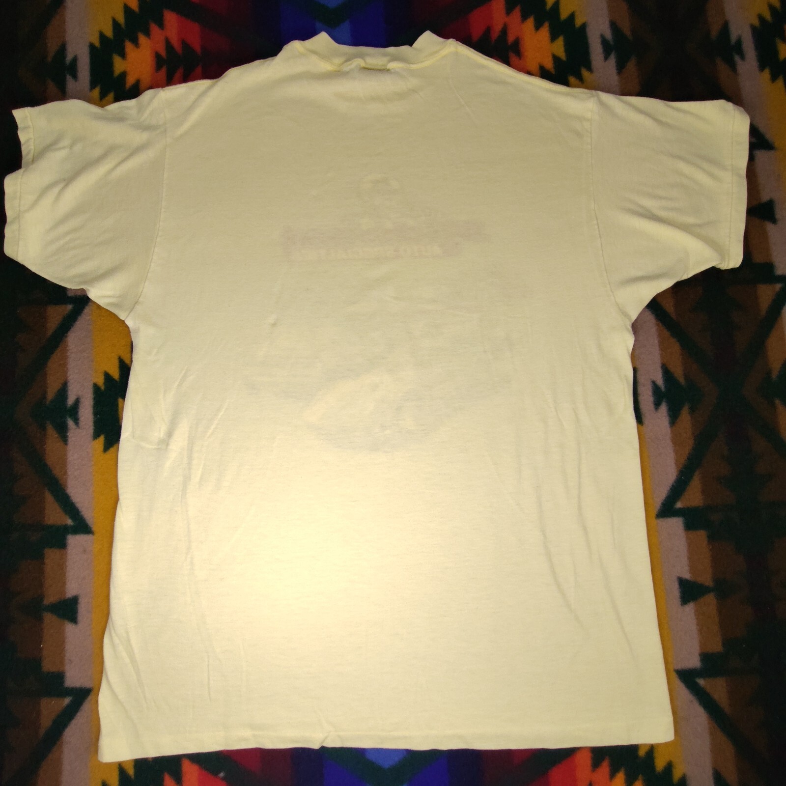 Vtg 80s Midwest Auto Specialties Classic Car Yellow T Shirt Adult Men’s Medium